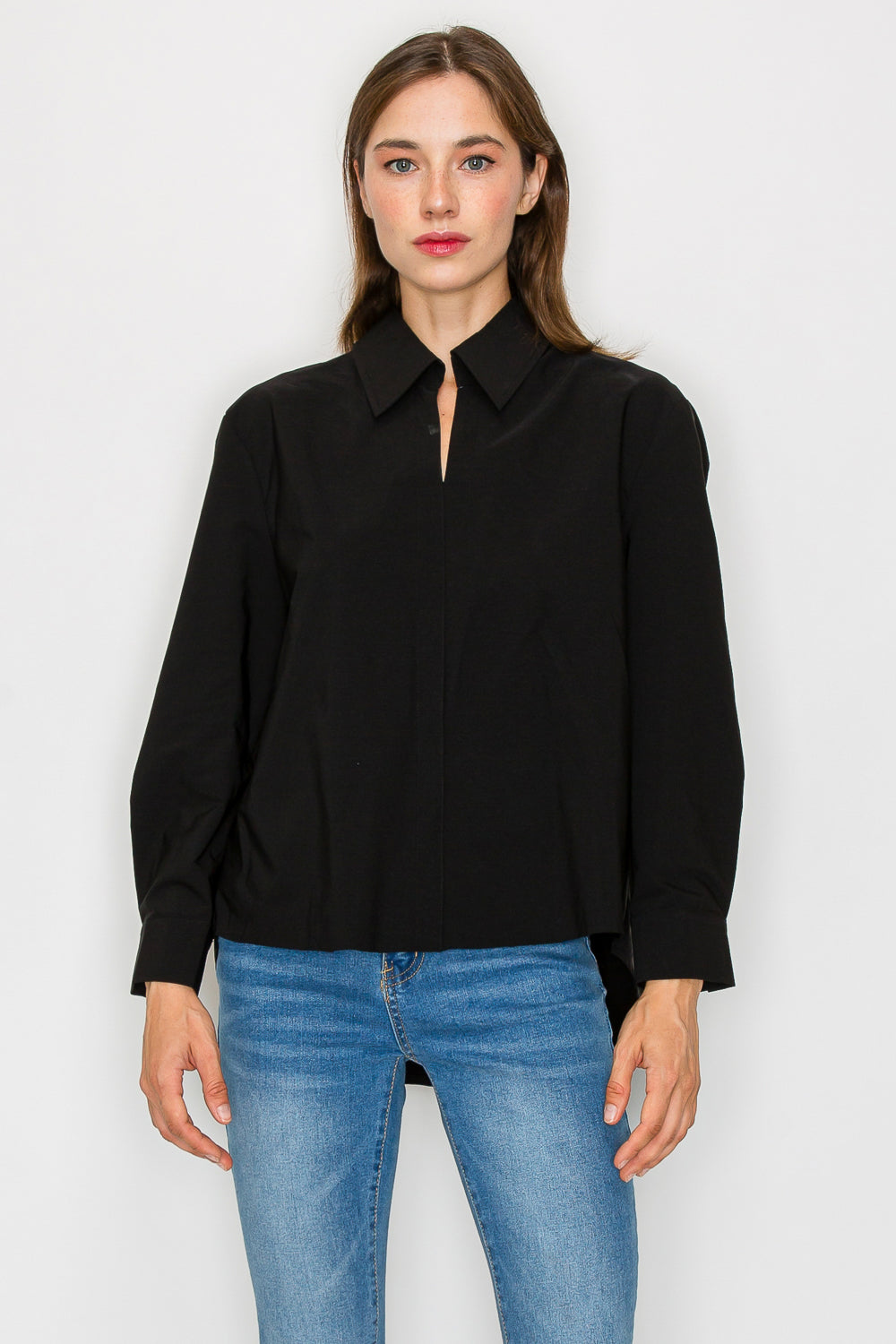 Jamile Stretch Woven Top