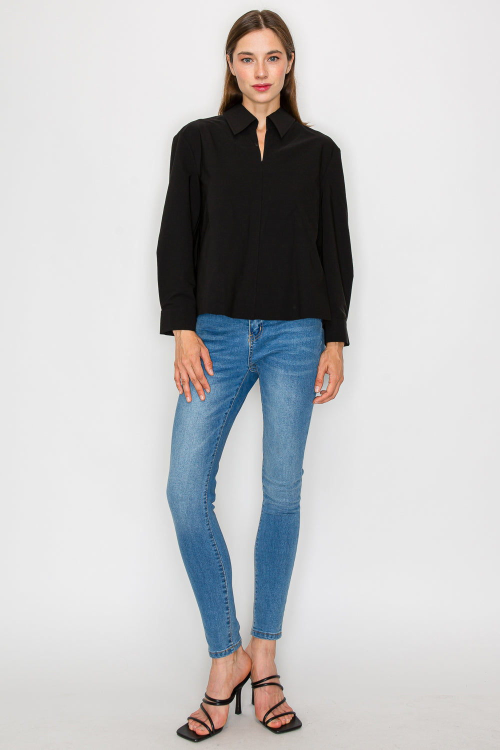 Jamile Stretch Woven Top