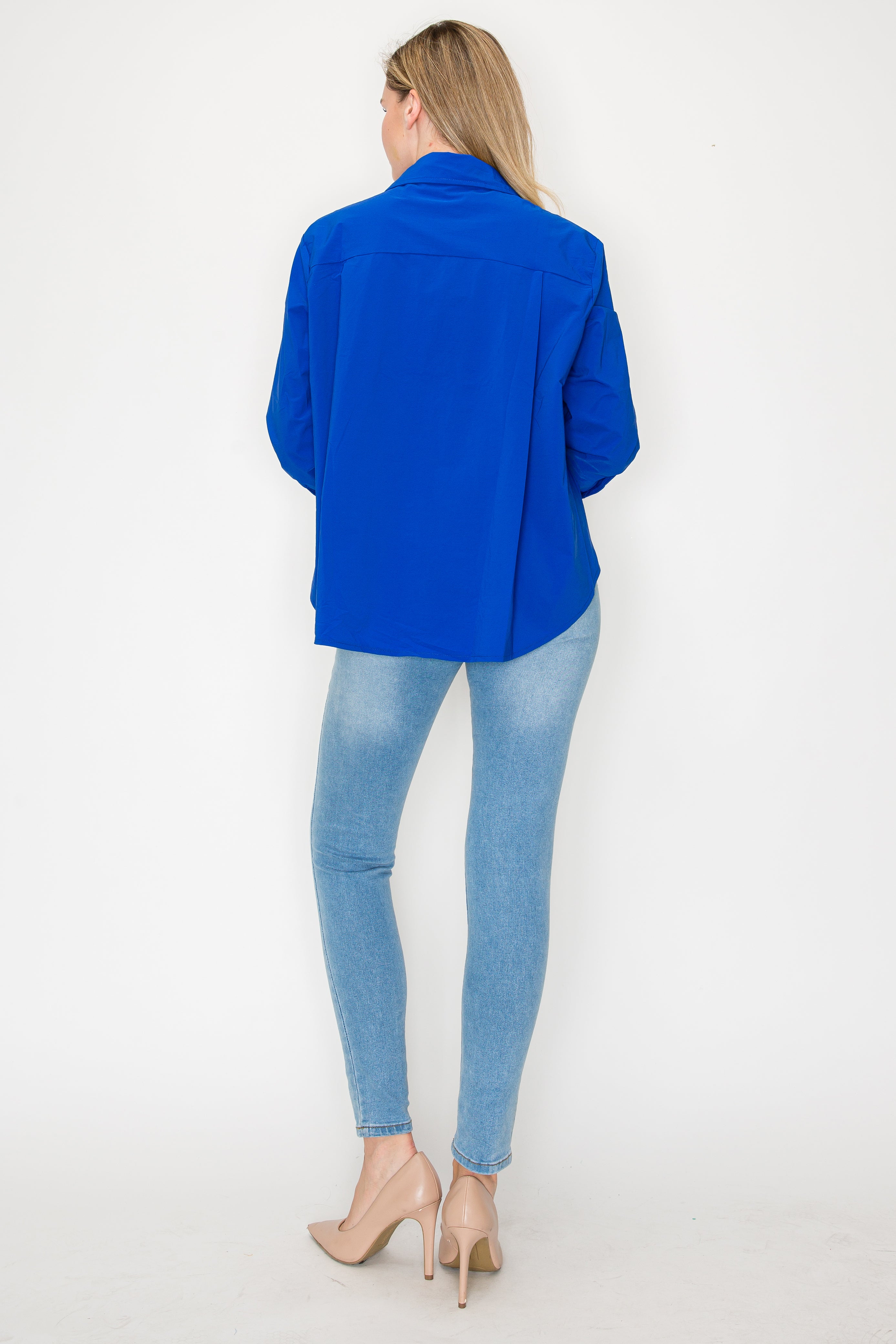 Jamile Stretch Woven Top