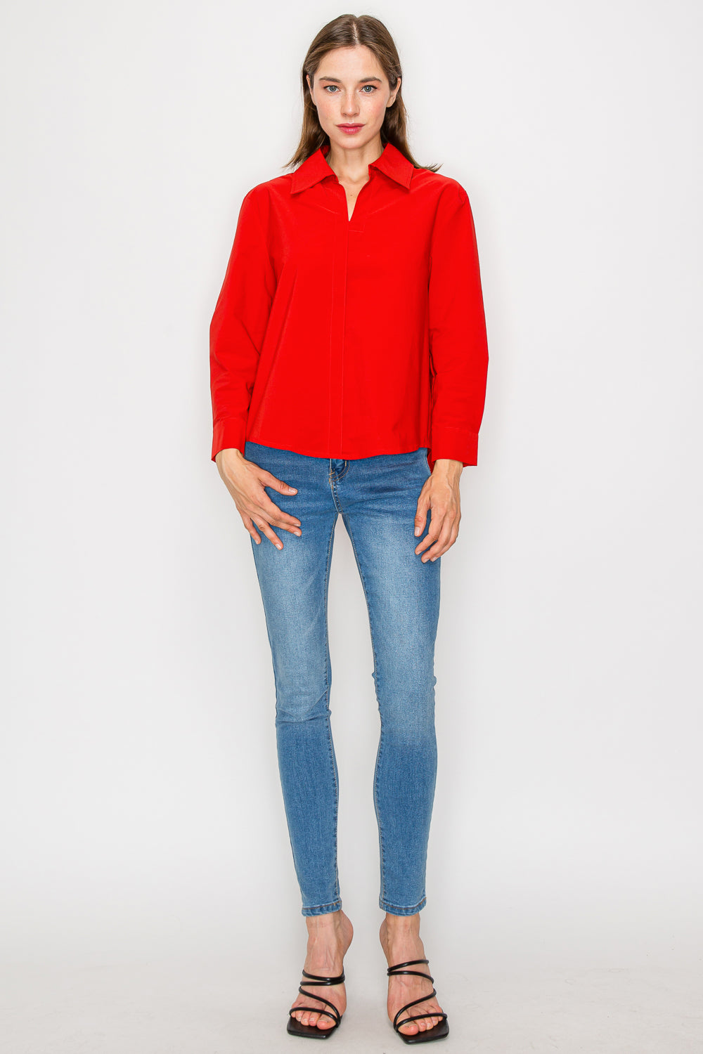 Jamile Stretch Woven Top