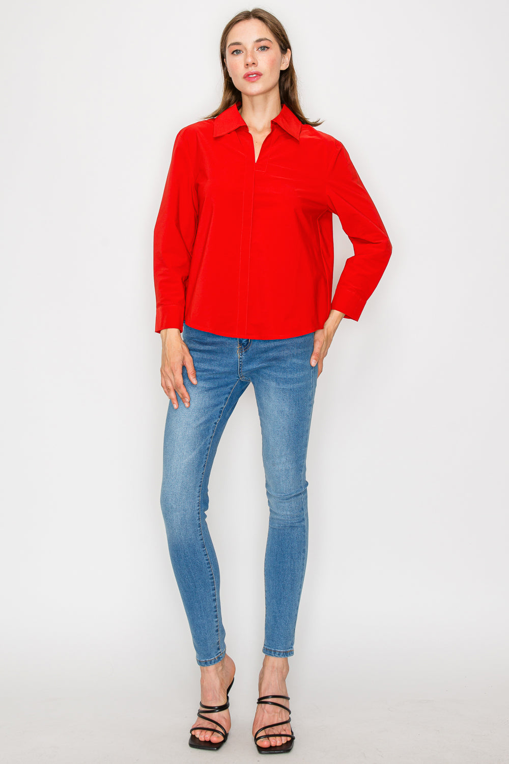 Jamile Stretch Woven Top
