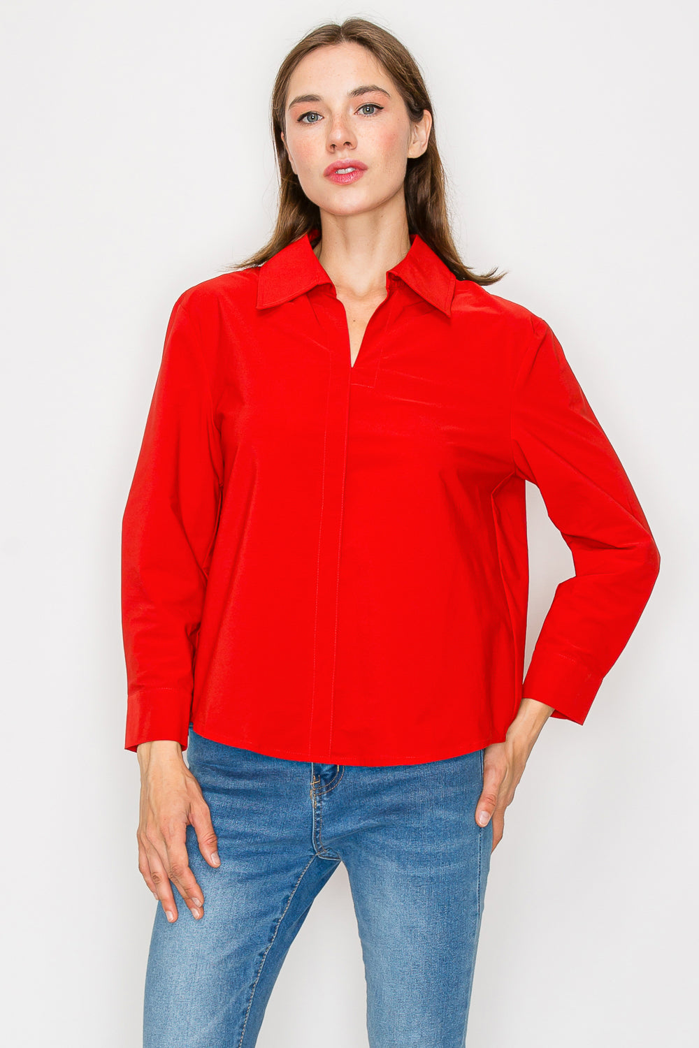 Jamile Stretch Woven Top