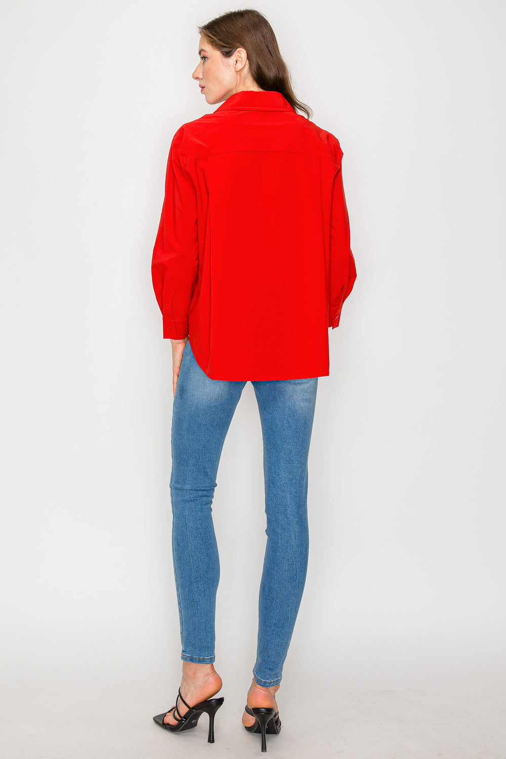 Jamile Stretch Woven Top
