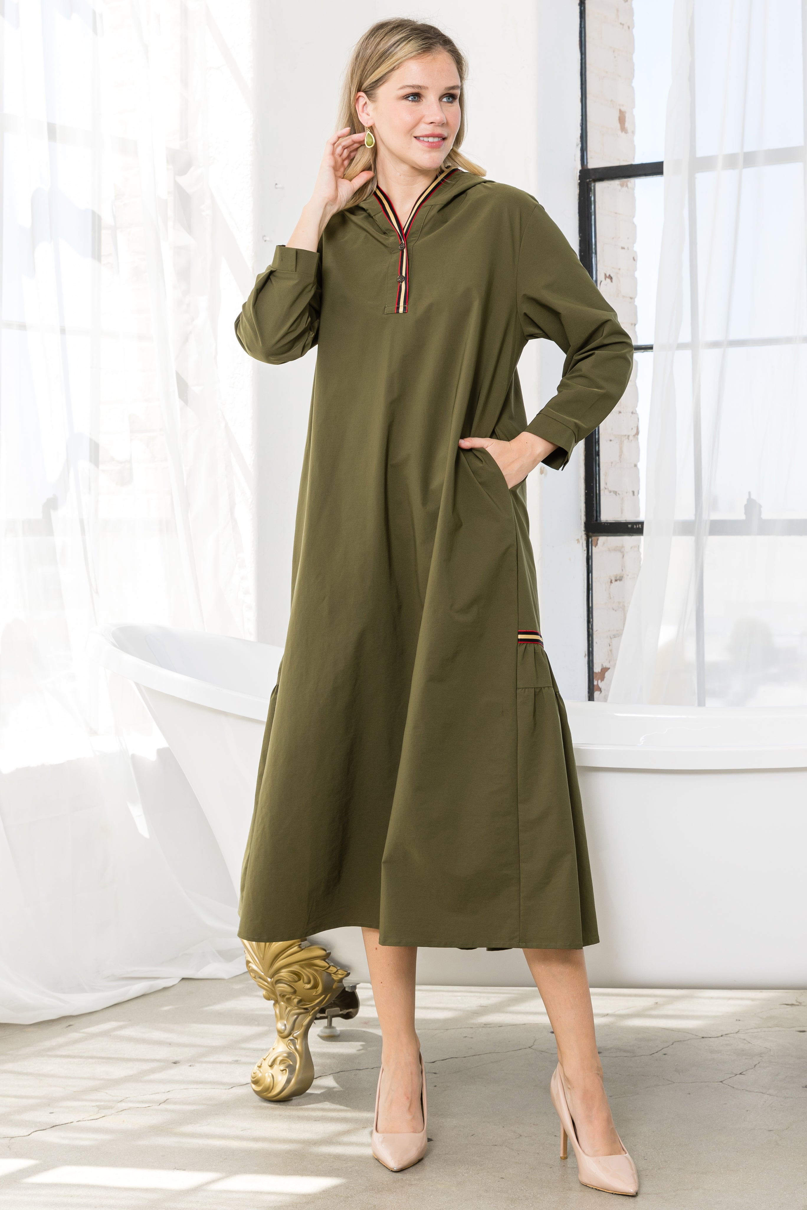 Juliana Stretch Woven Dress