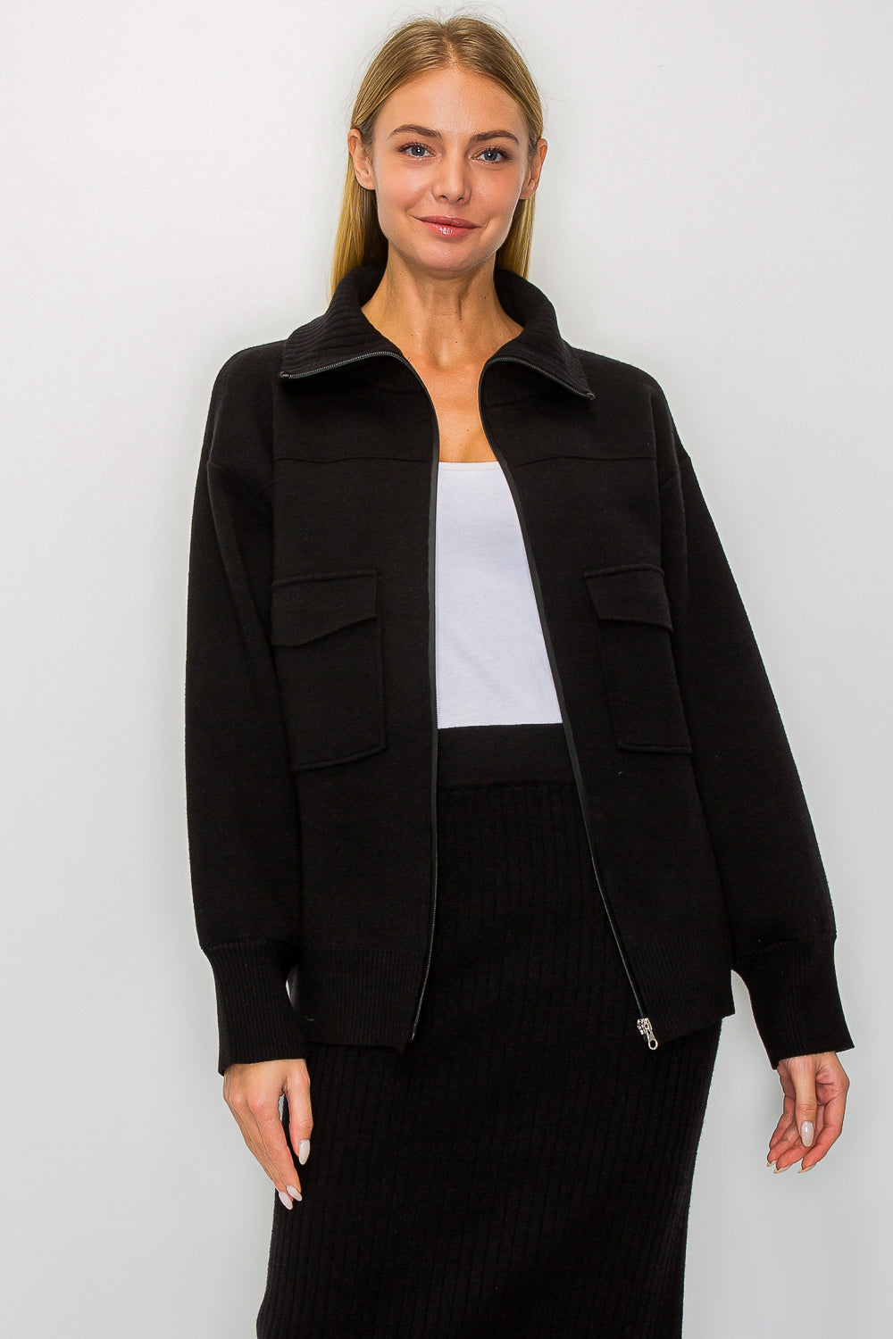 Shay Knitted Sweater Jacket