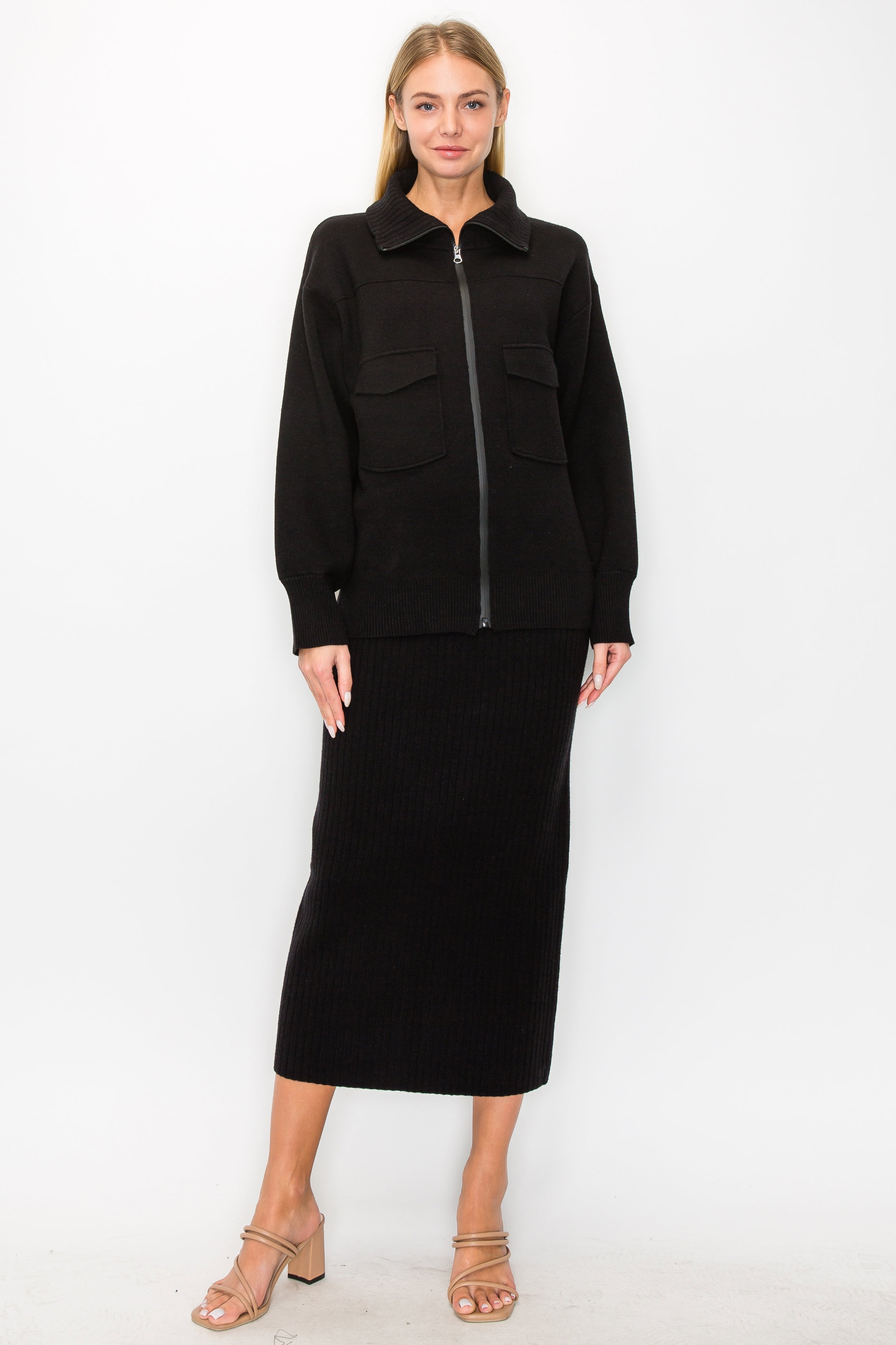 Shay Knitted Sweater Jacket