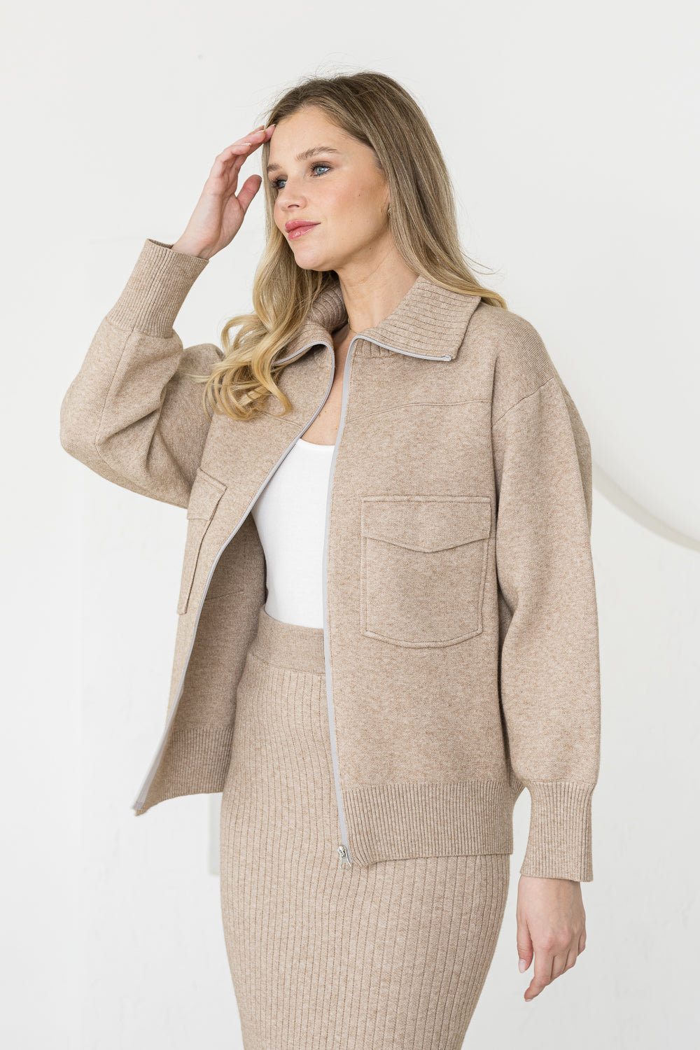 Shay Knitted Sweater Jacket