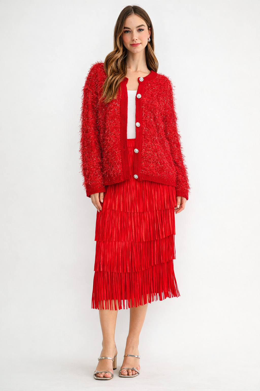 Jayleen Fringe Skirt