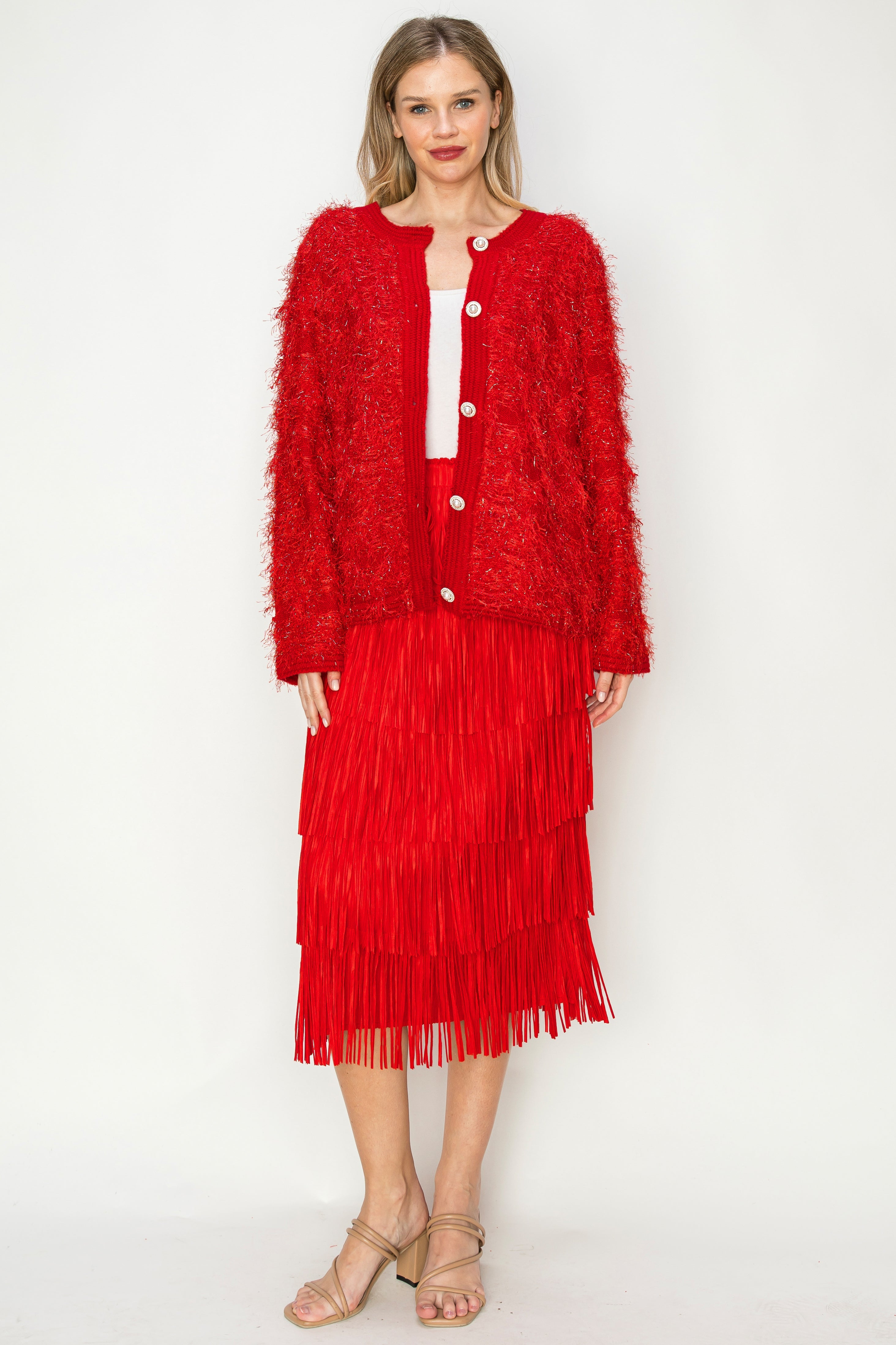 Jayleen Fringe Skirt