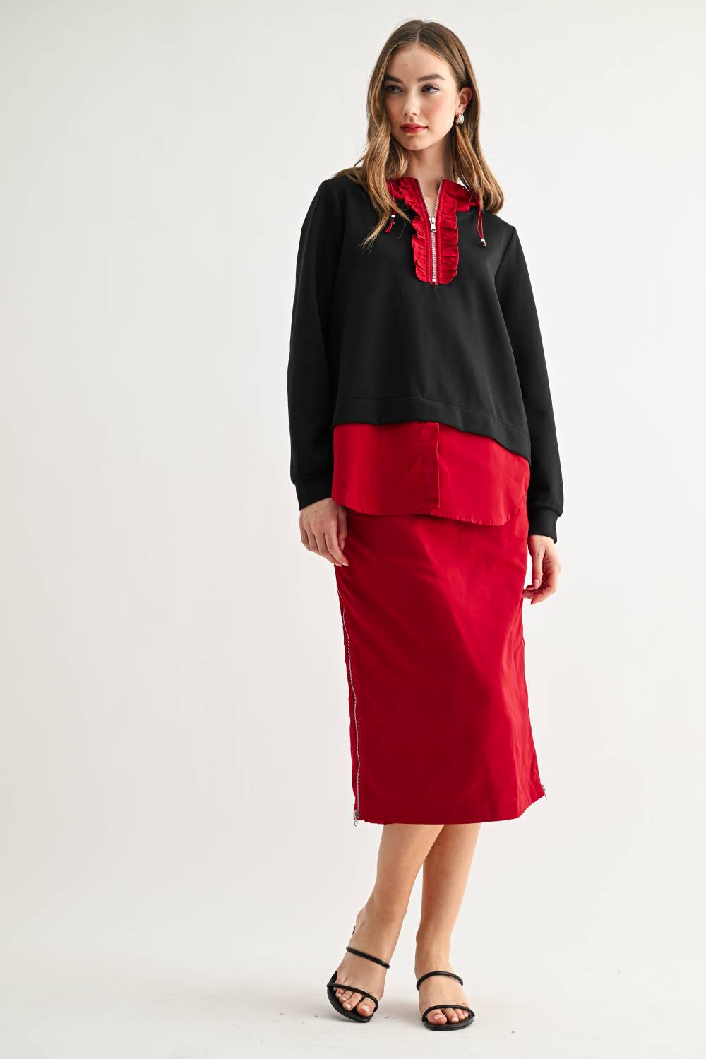 Kaylee Top with Hoodie