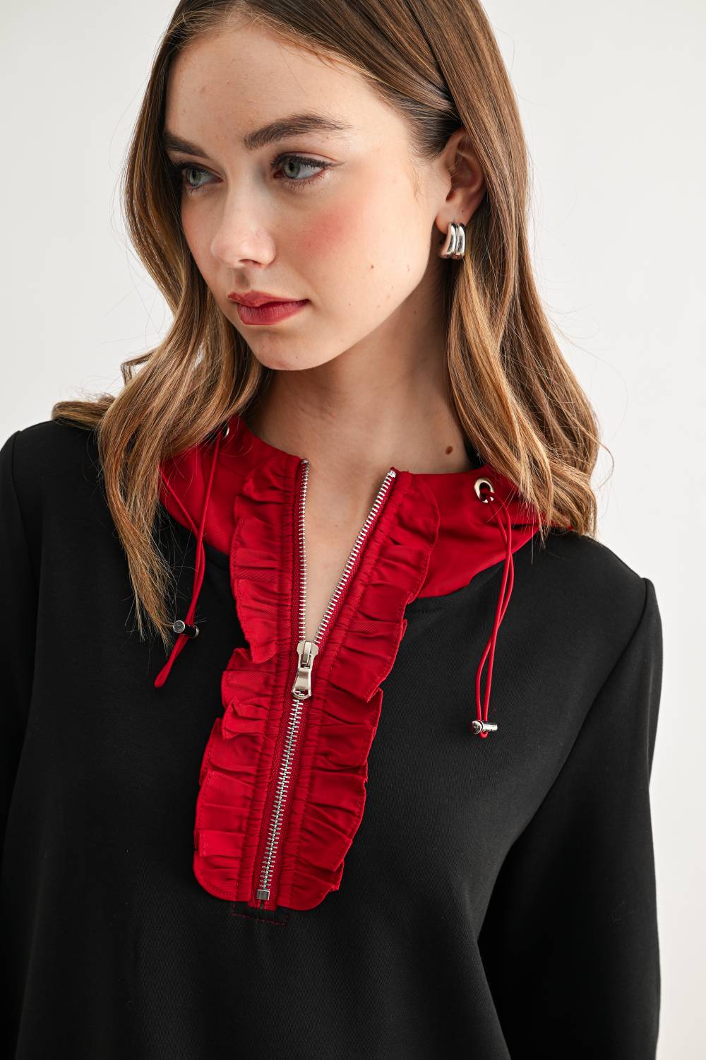 Kaylee Top with Hoodie