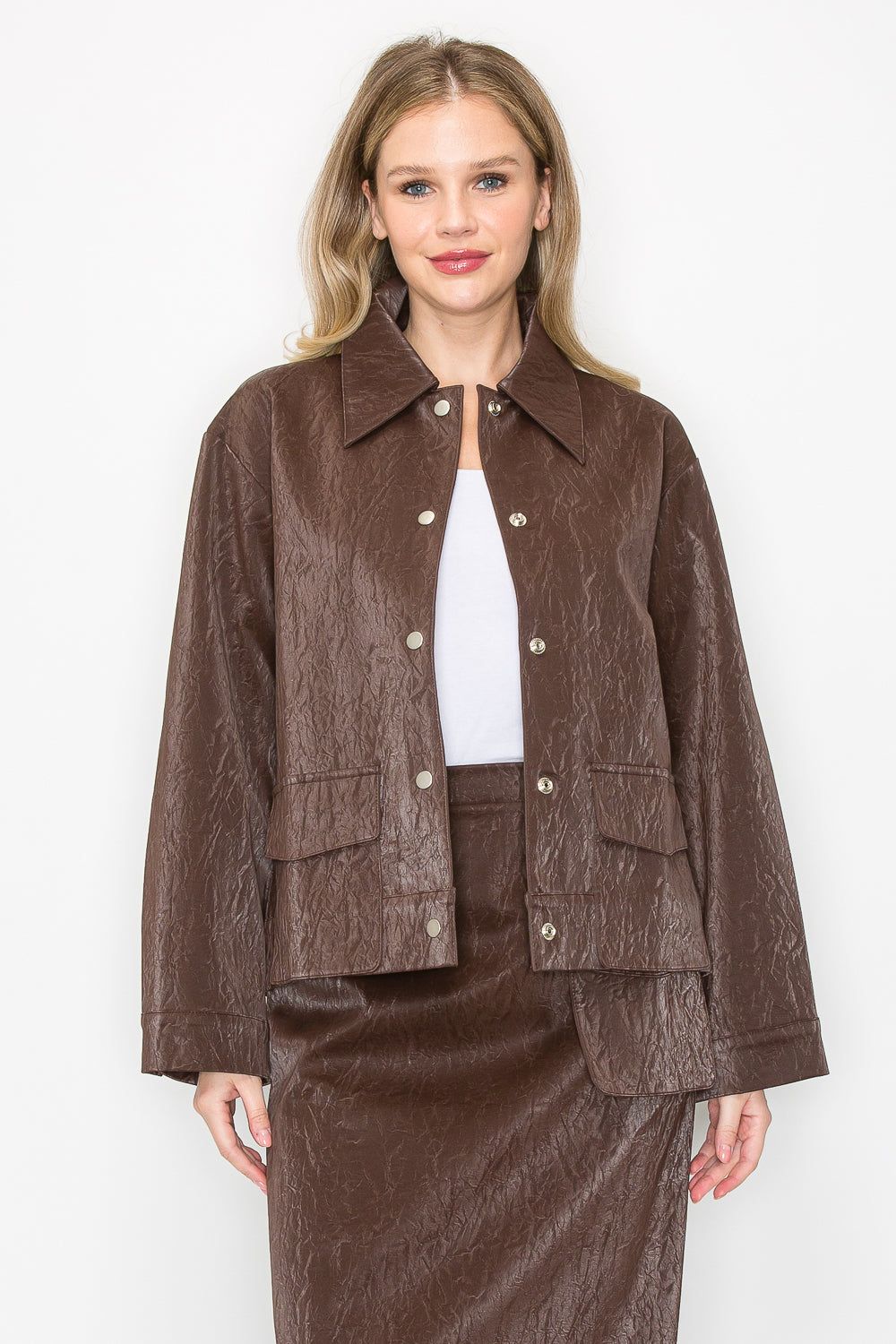 Deena Leather Jacket main image 0