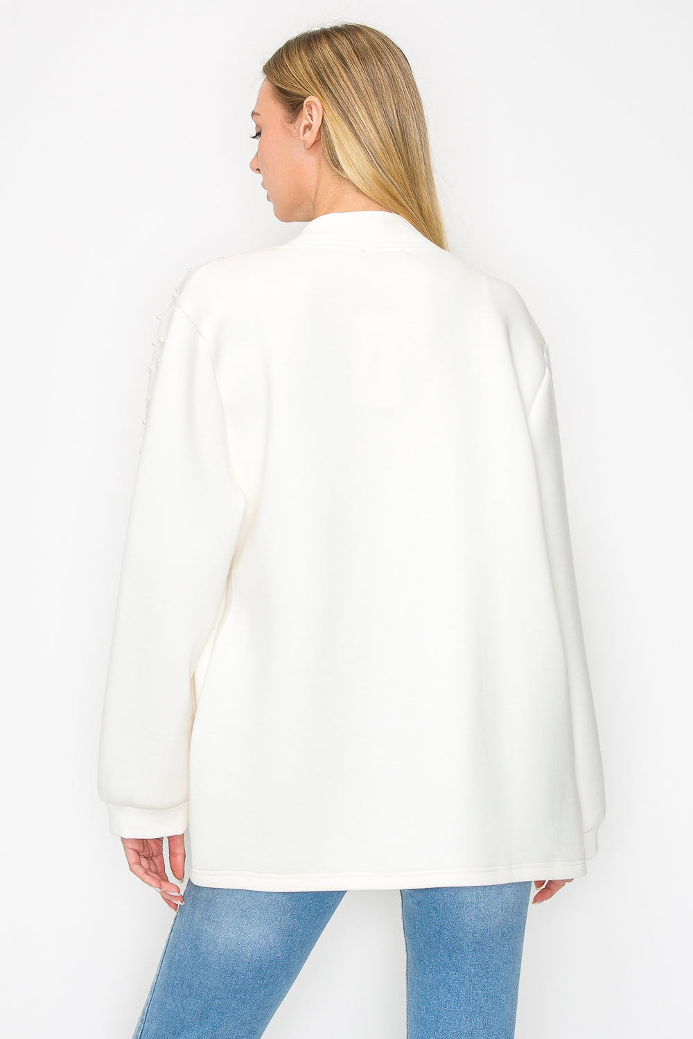 Fania Stretch French Scuba with Pearls