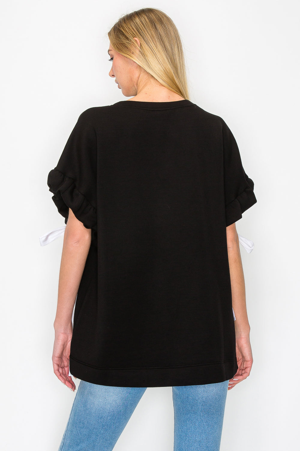 Fatima Stretch French Scuba Top