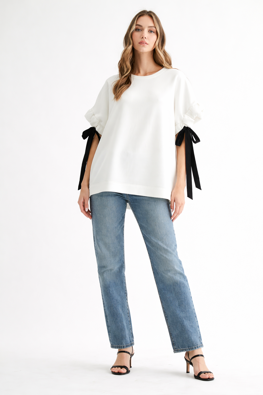 Fatima Stretch French Scuba Top