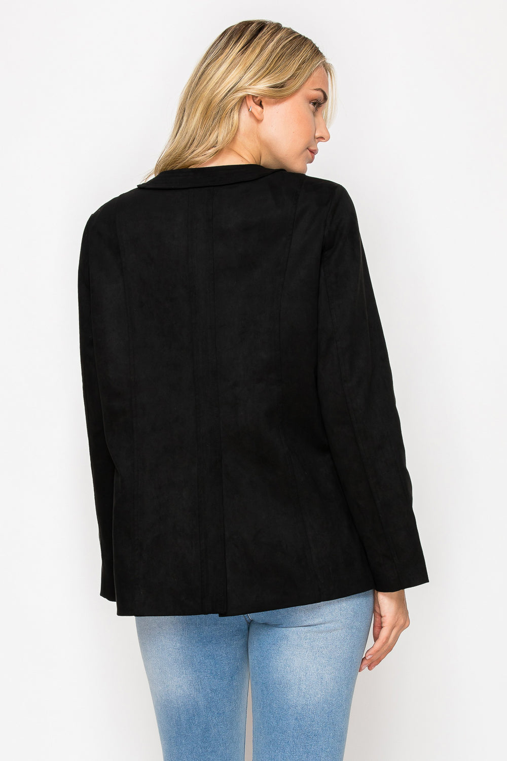 Jadzia Suede Structured Jacket
