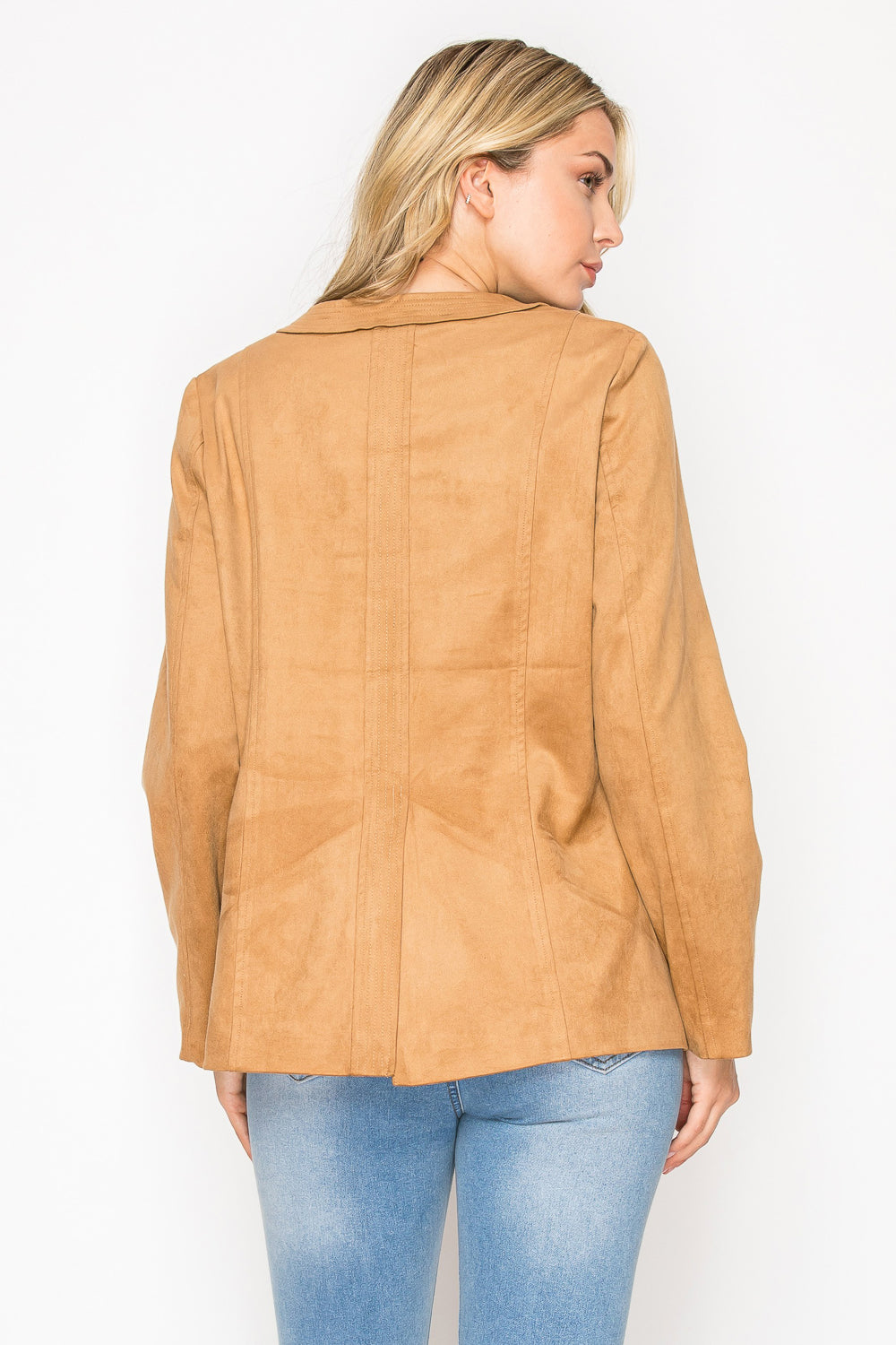 Jadzia Suede Structured Jacket