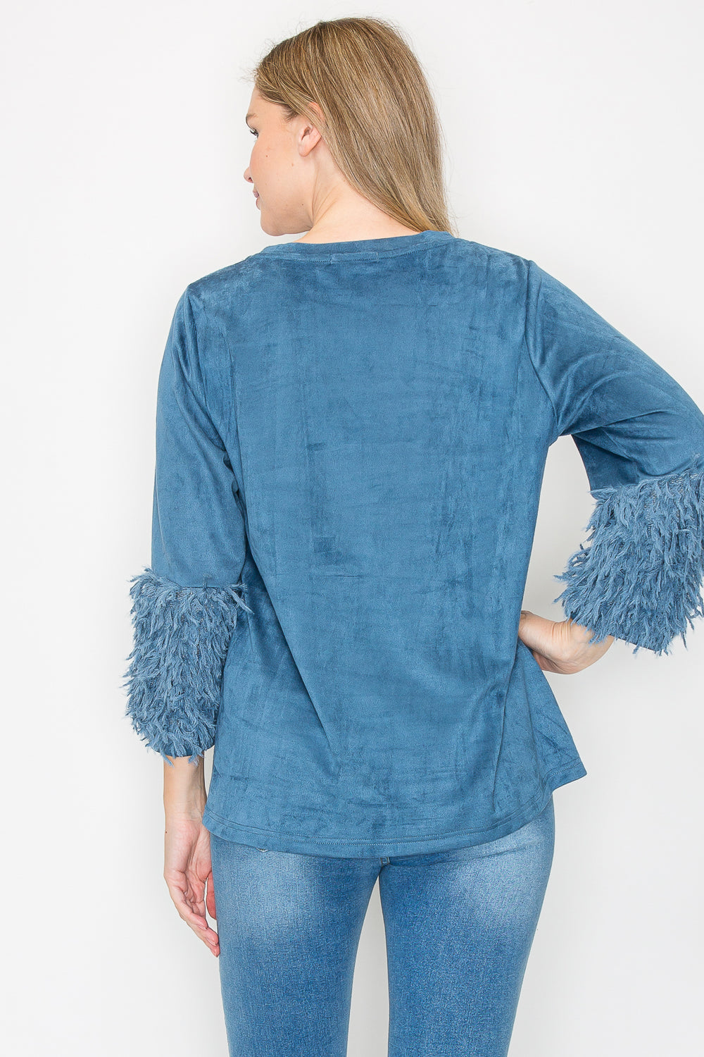 Alice Stretch Suede with Fur