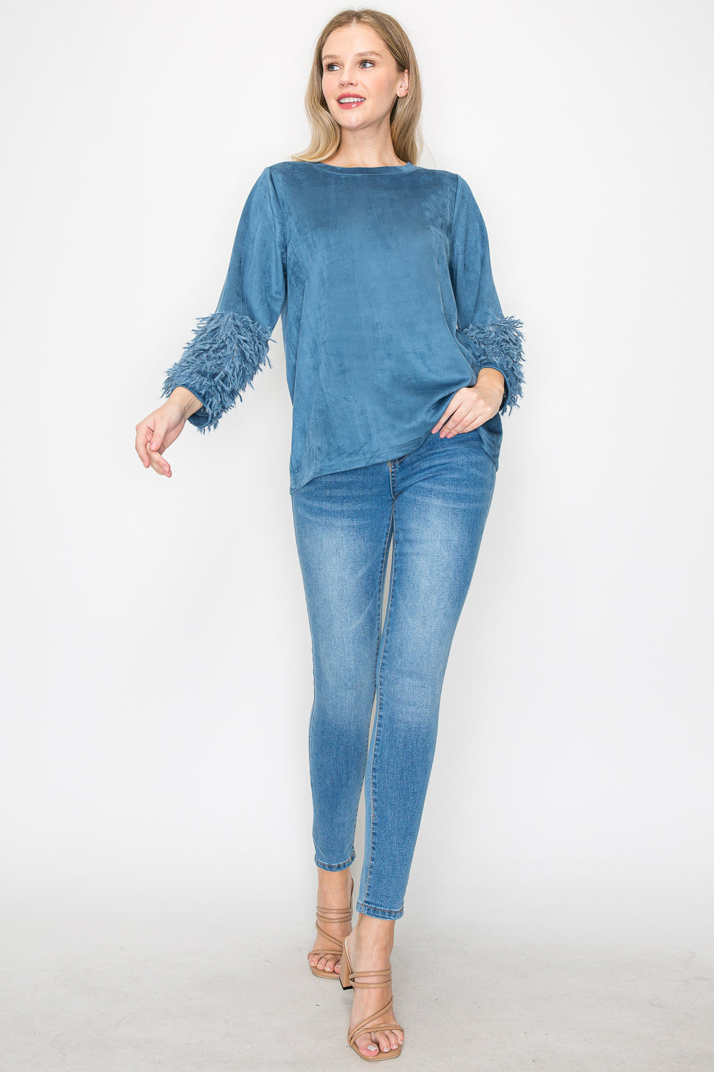 Alice Stretch Suede with Fur