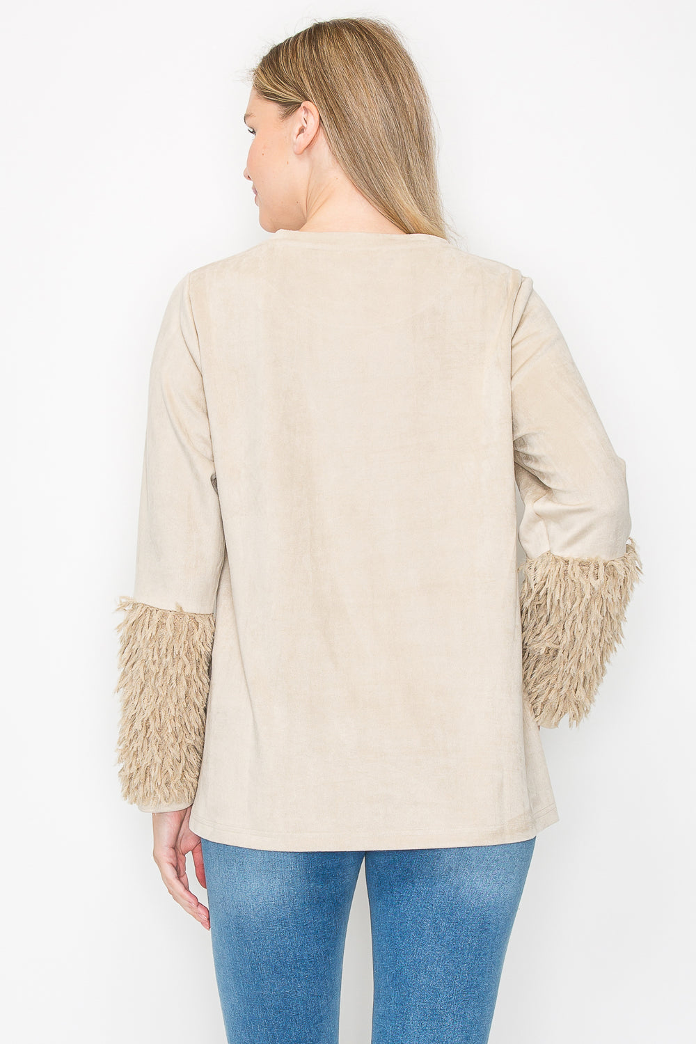 Alice Stretch Suede with Fur