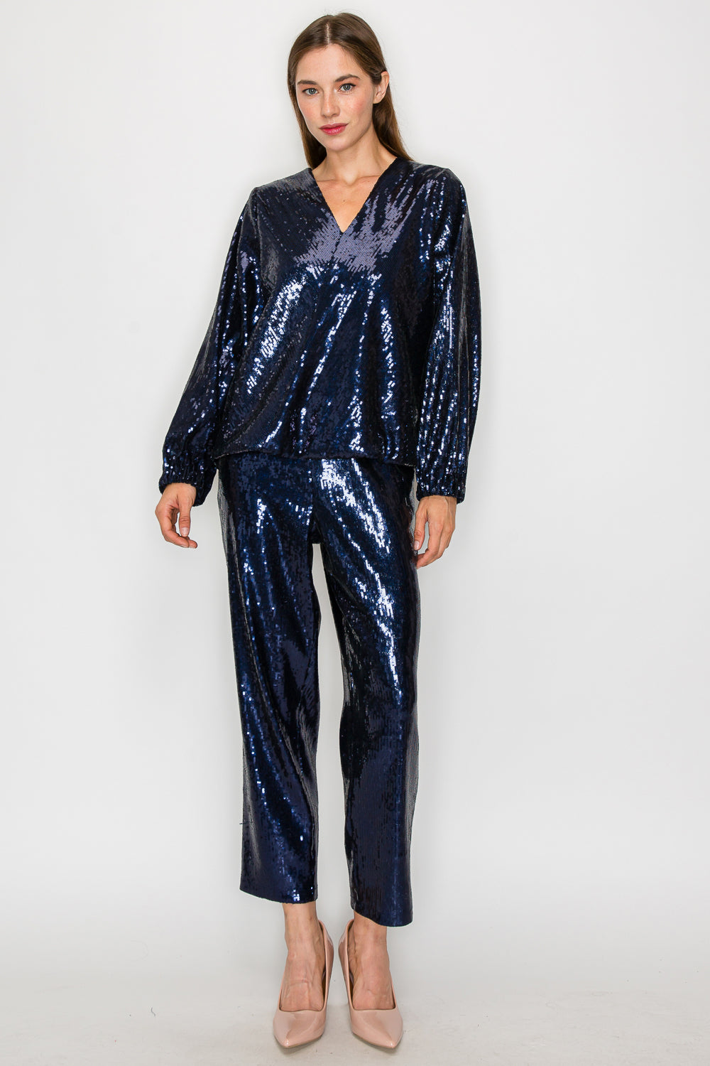 Jannis Sequin Wrap Top