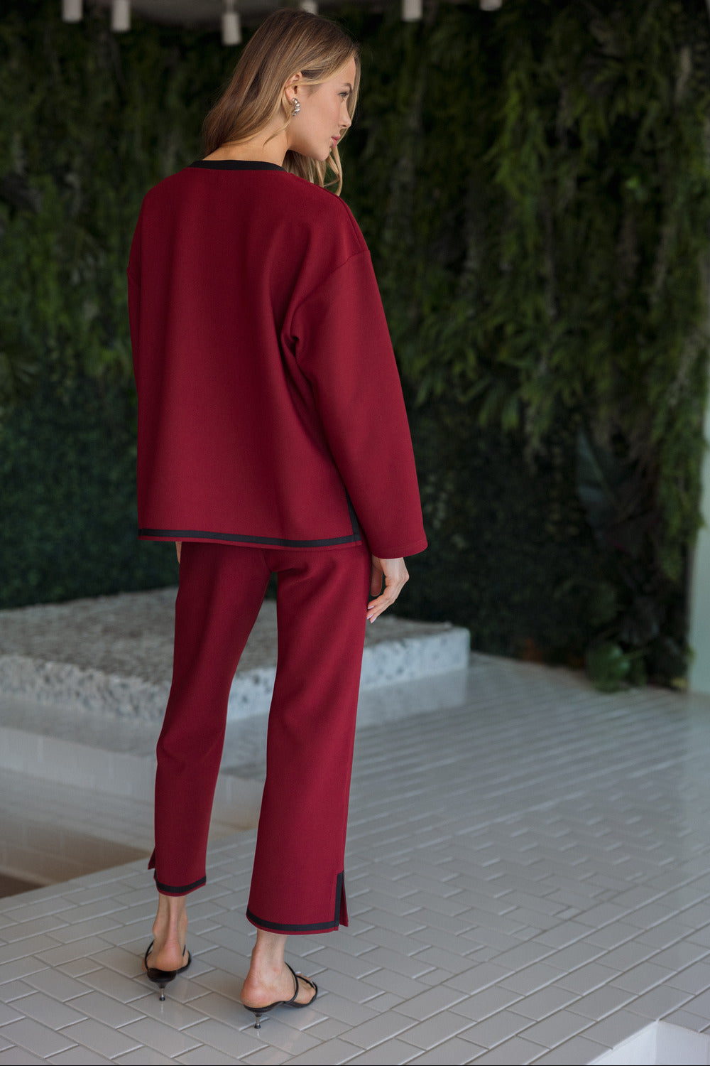 Ken Stetch Knit Crepe Pant