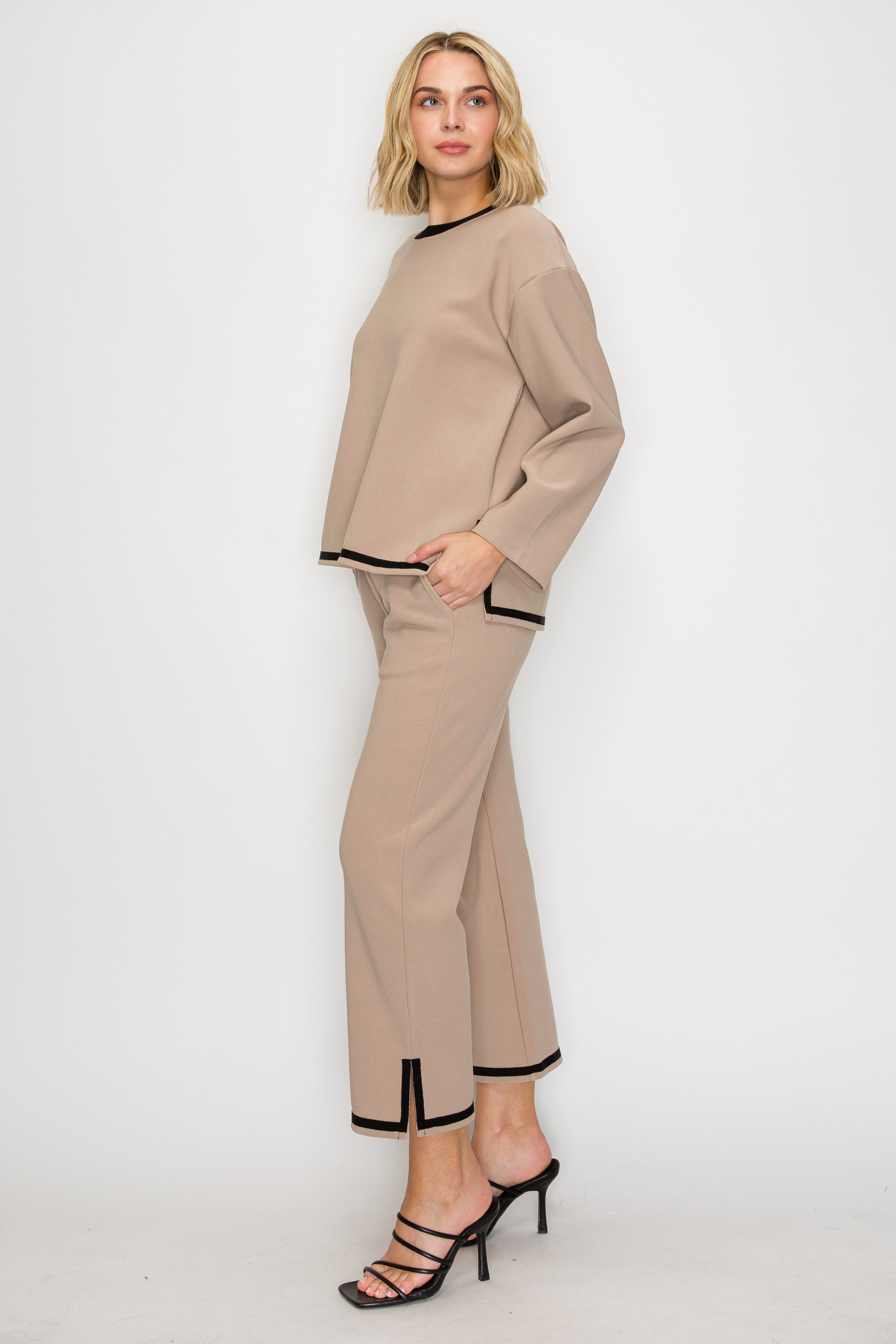 Ken Stetch Knit Crepe Pant