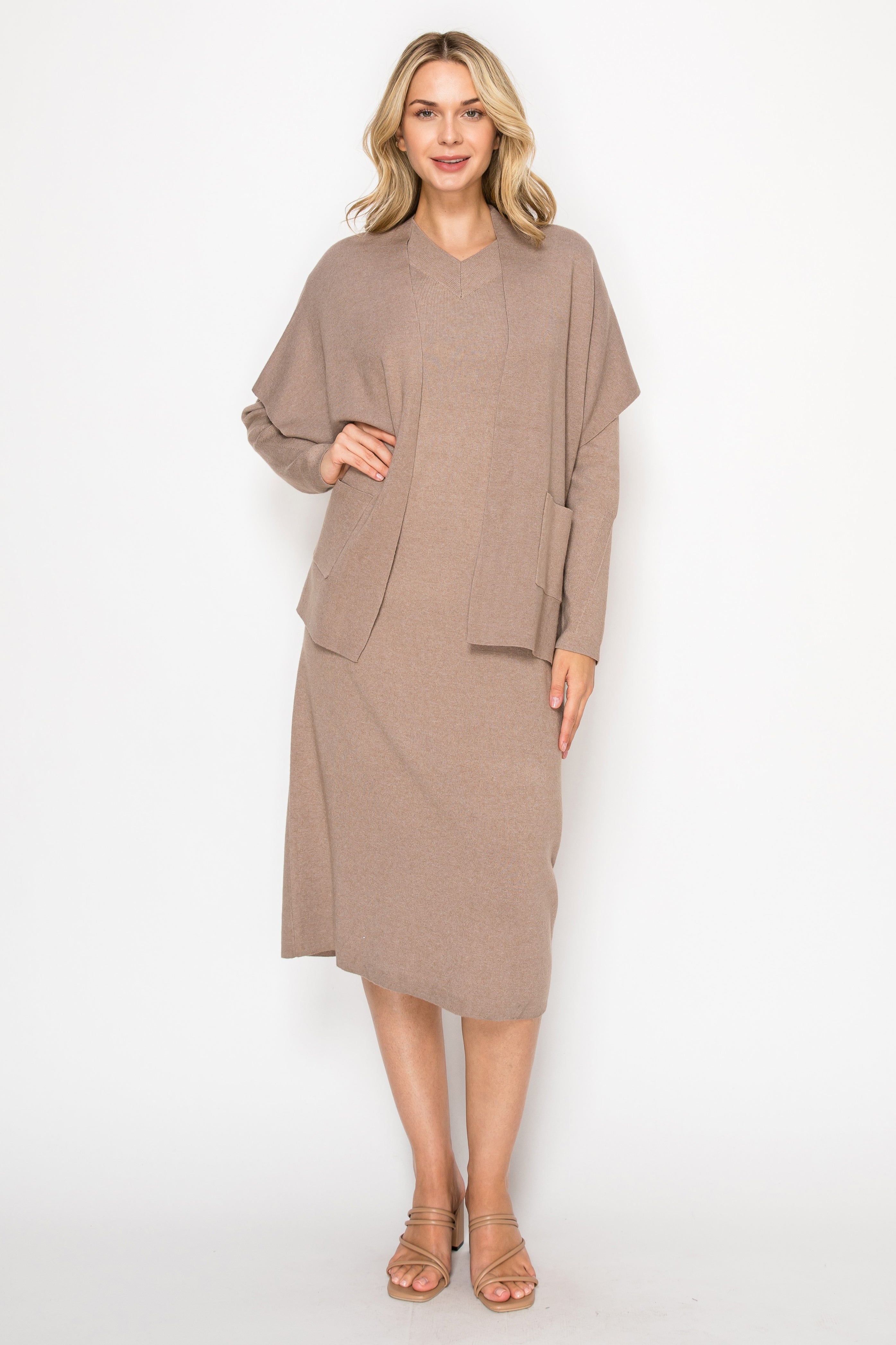 Sianna Knitted Sweater Dress
