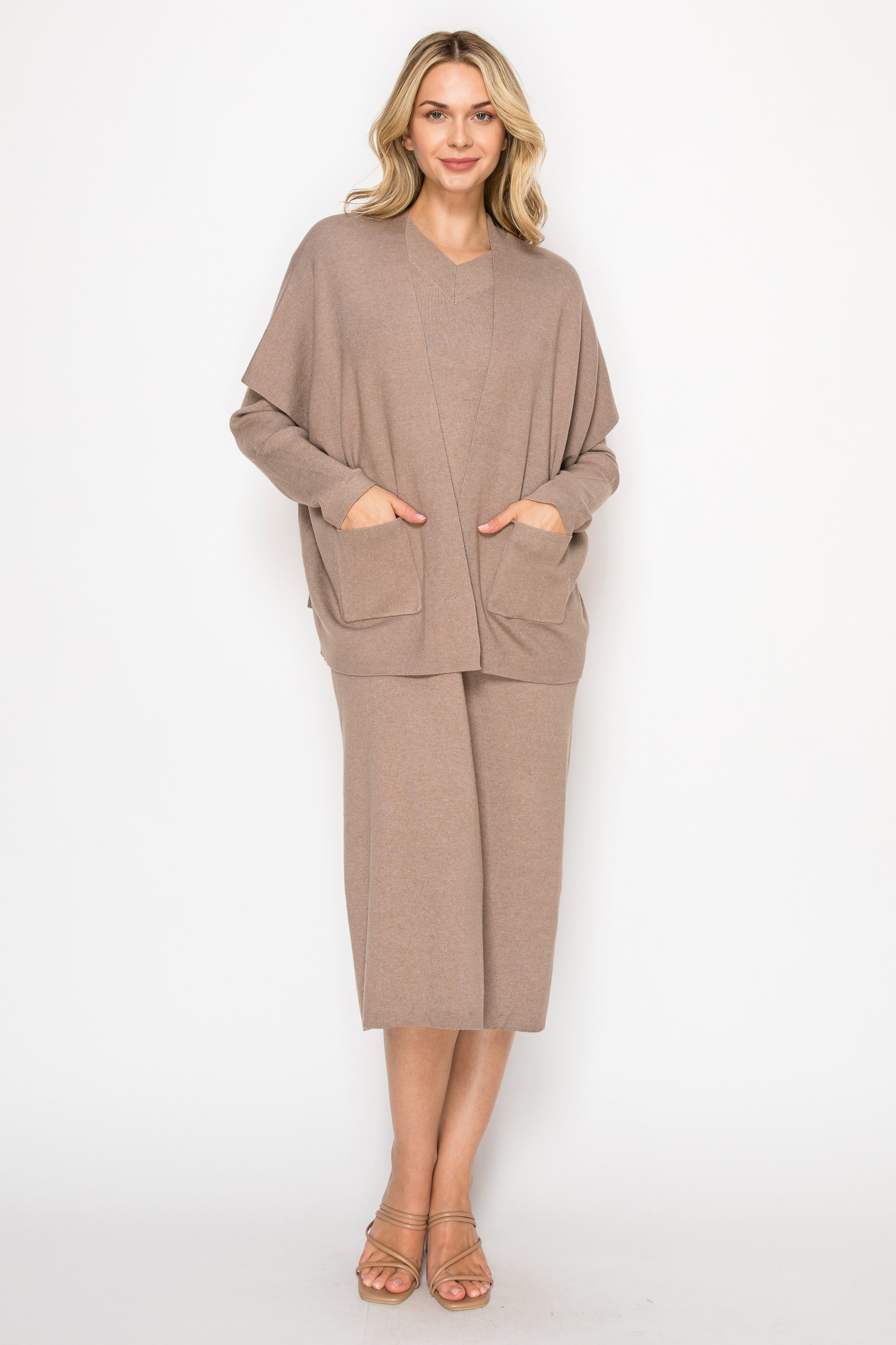 Sia Knitted Sweater Oversized Cardigan