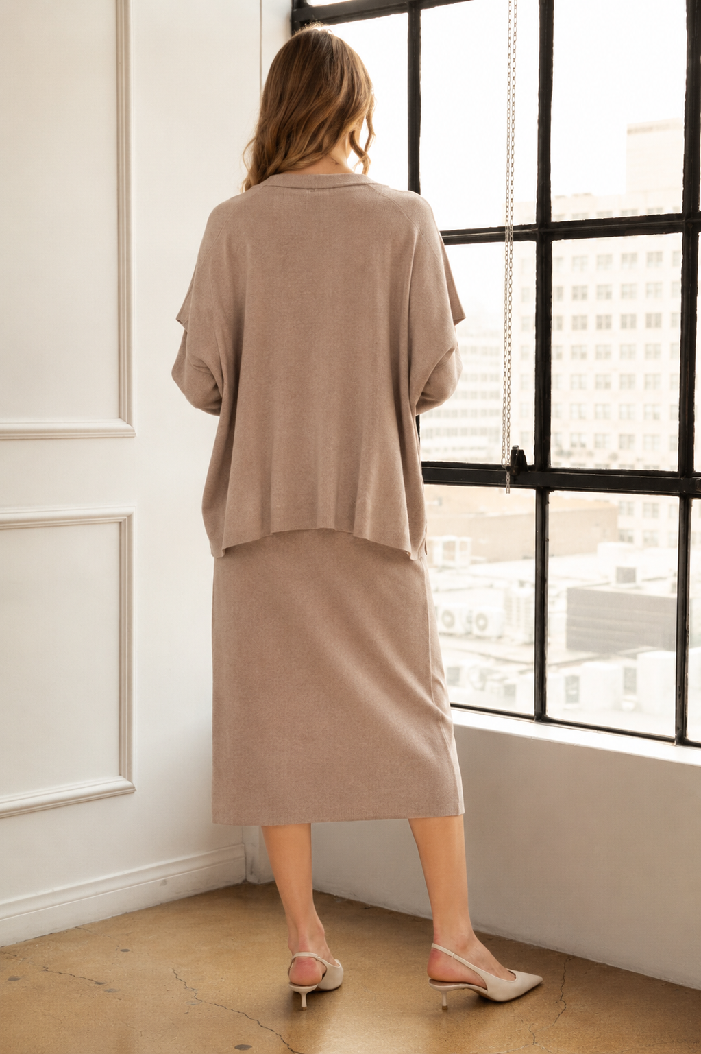 Sianna Knitted Sweater Dress