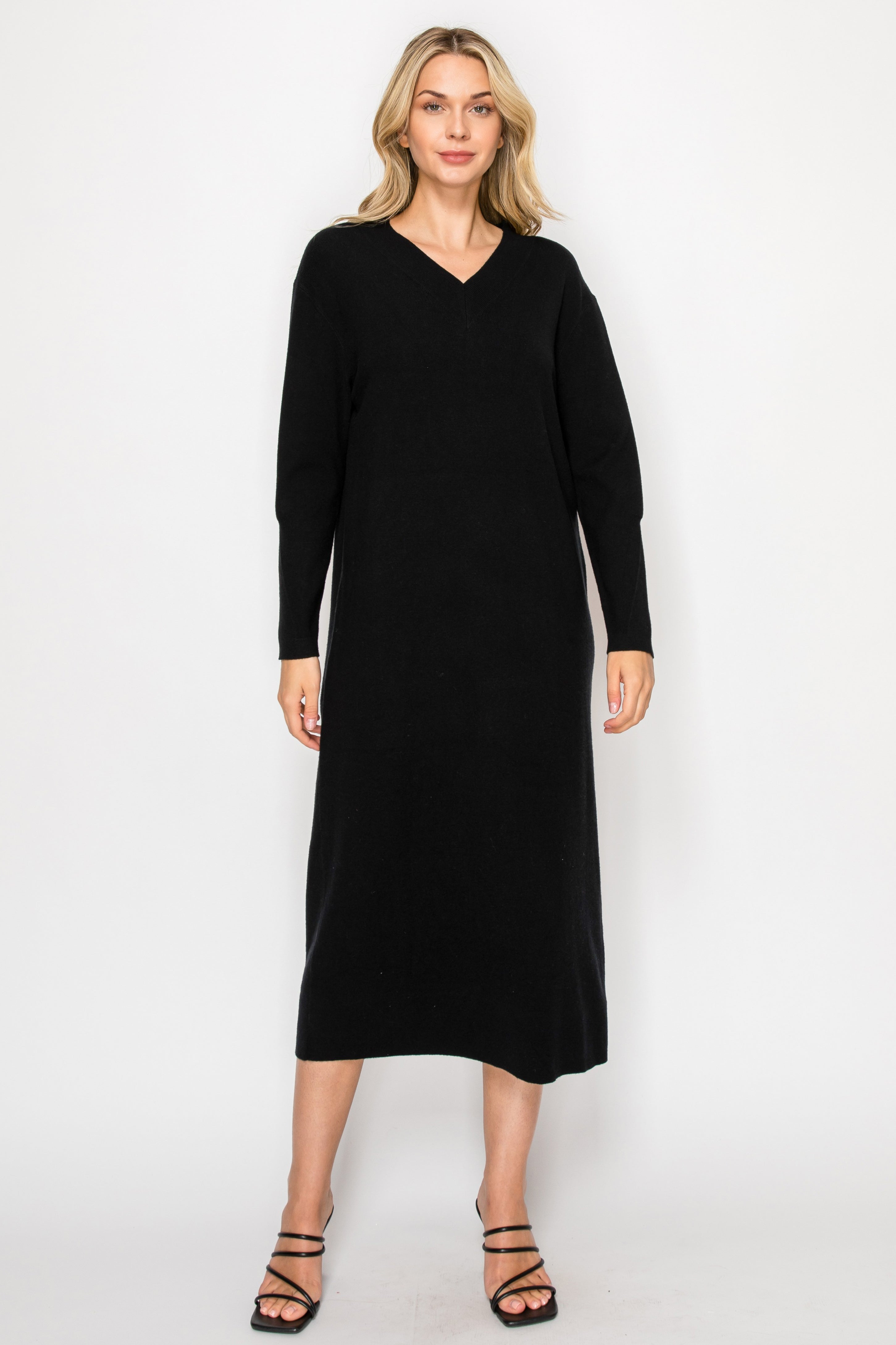 Sianna Knitted Sweater Dress