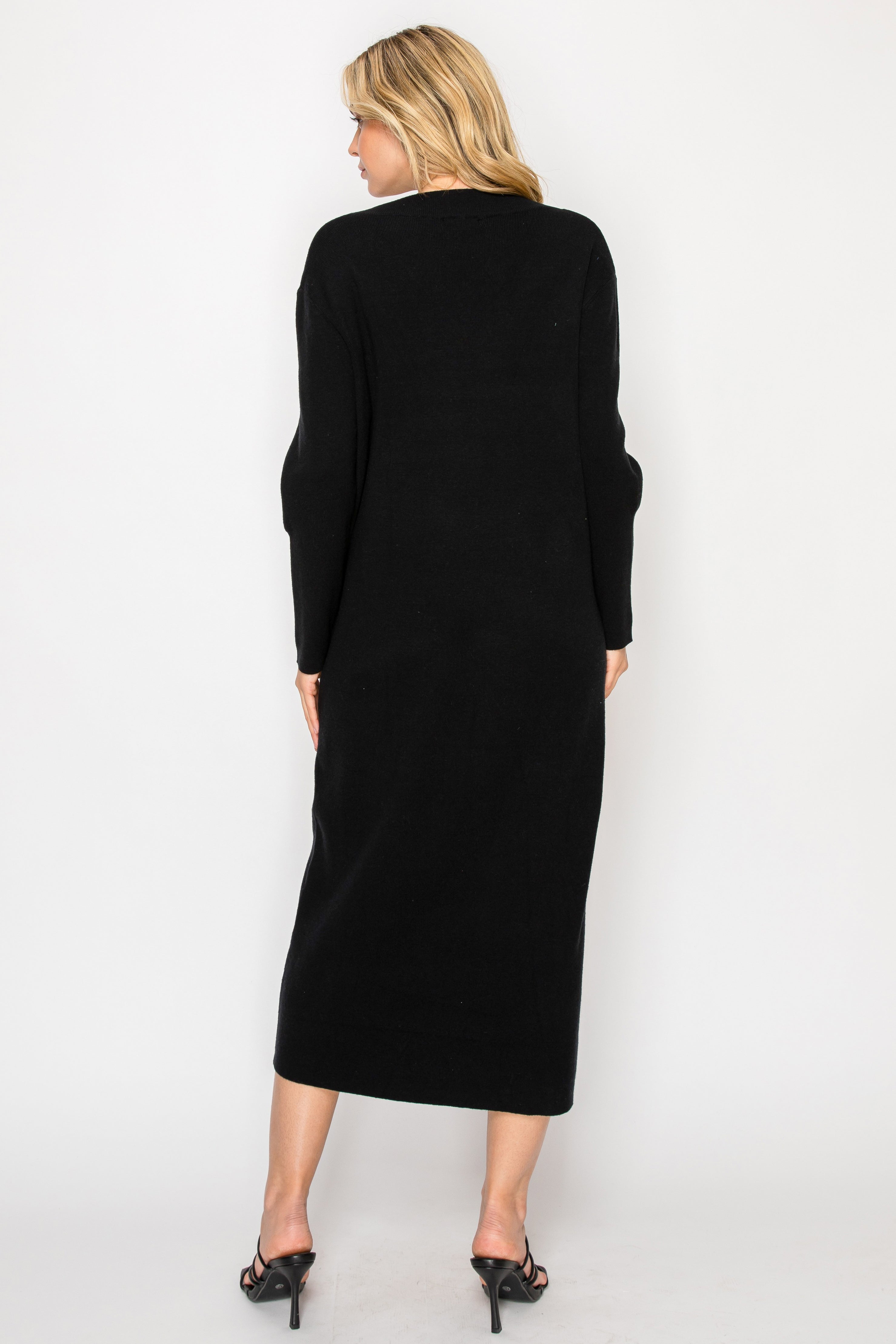 Sianna Knitted Sweater Dress