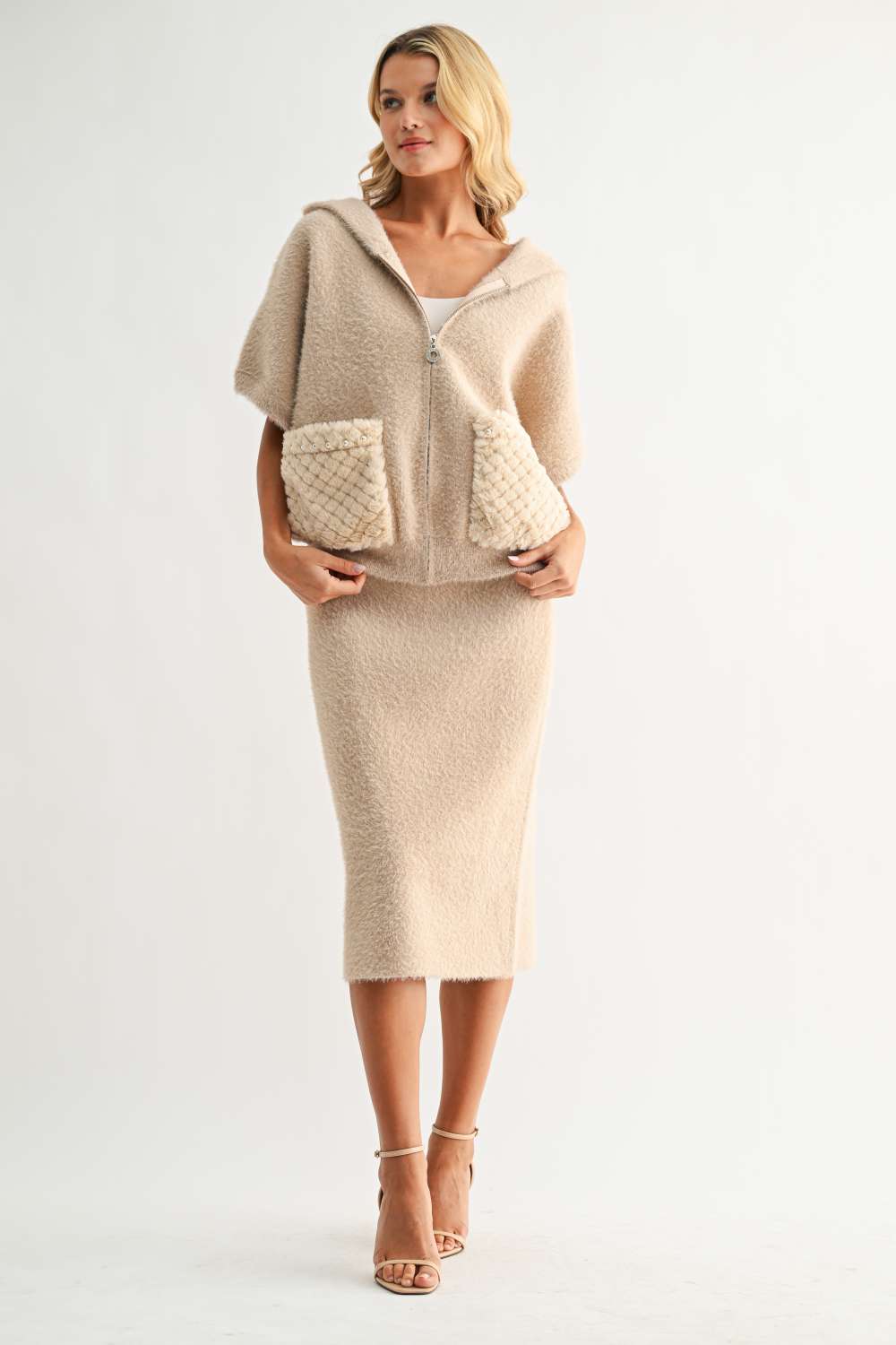 Sam Knitted Plush Skirt