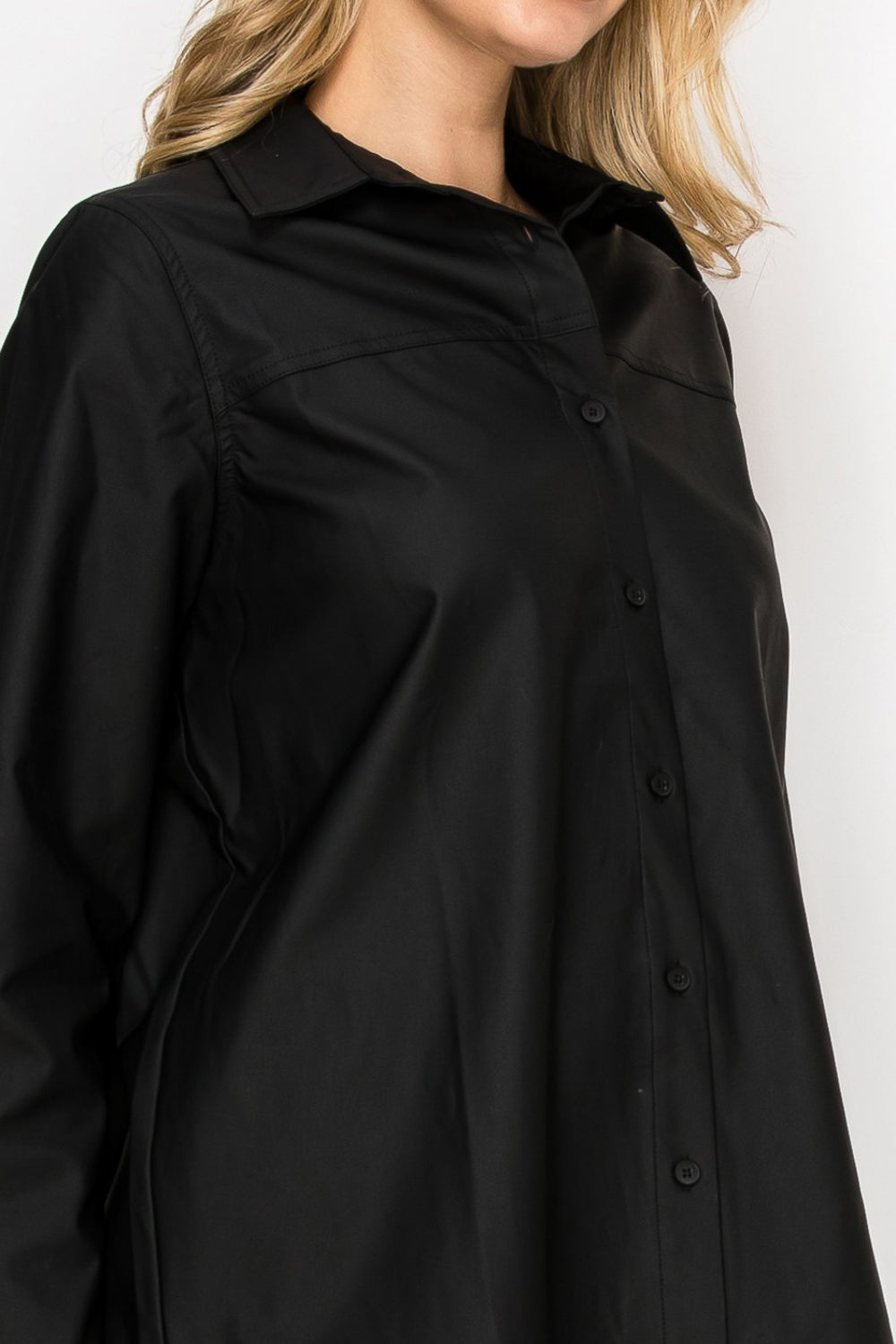 Lucy Leather Shirt Top