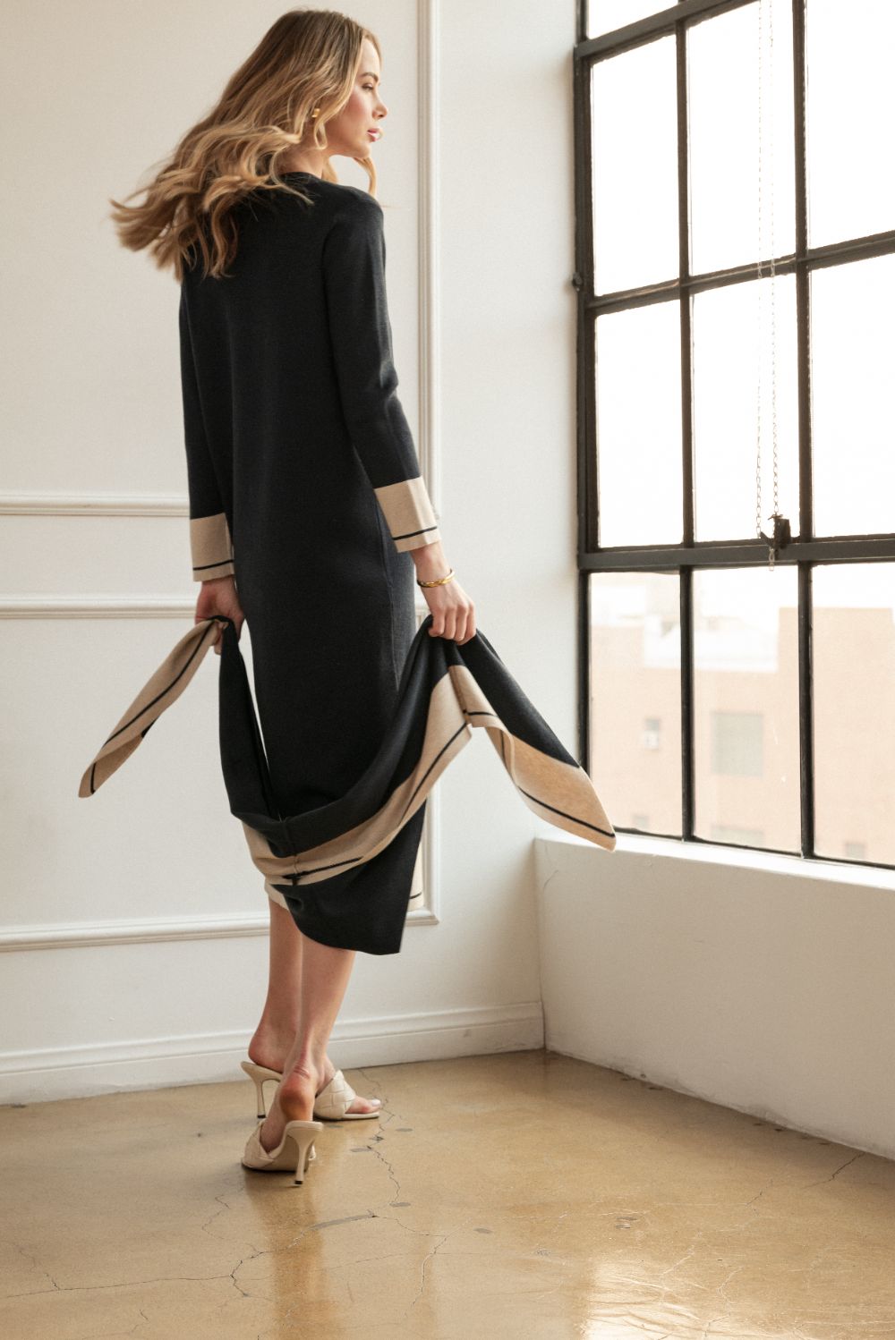 Saira Knitted Sweater Dress