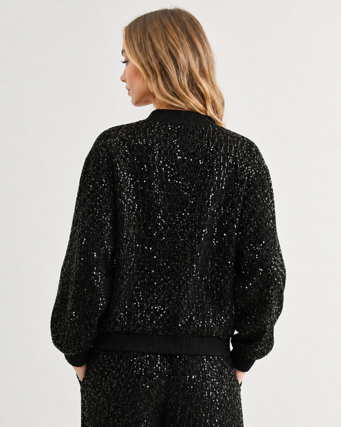 Janna Embroidered Sequin Jacket