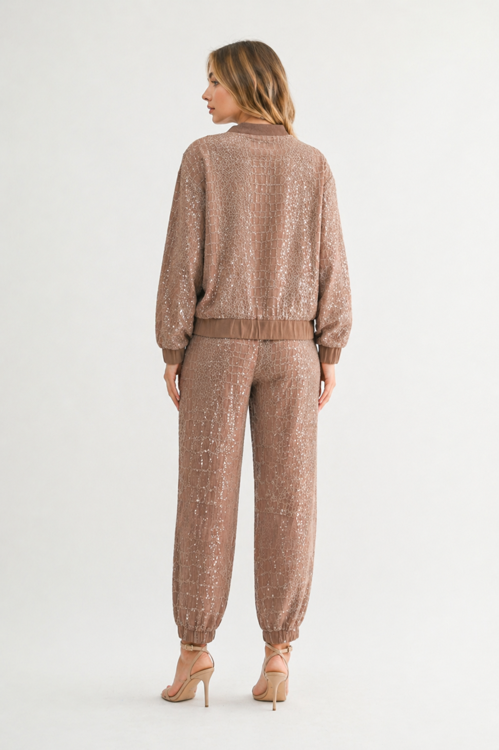 Jannalynn Embroidered Sequin Pant