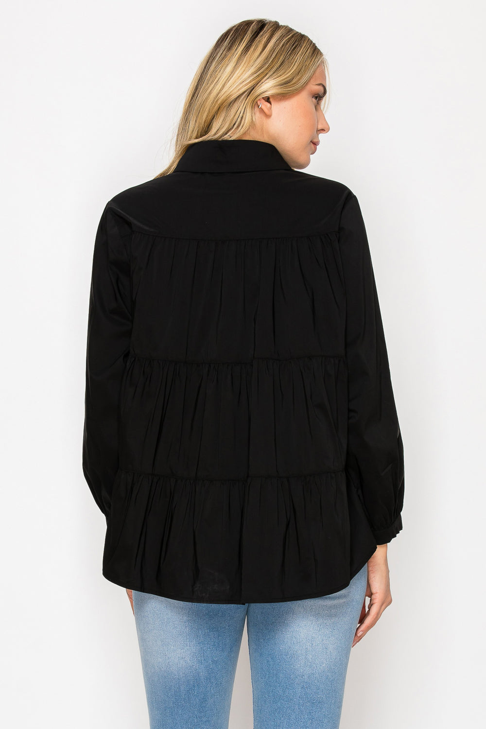 Jobeth Stretch Woven with Beading Trim