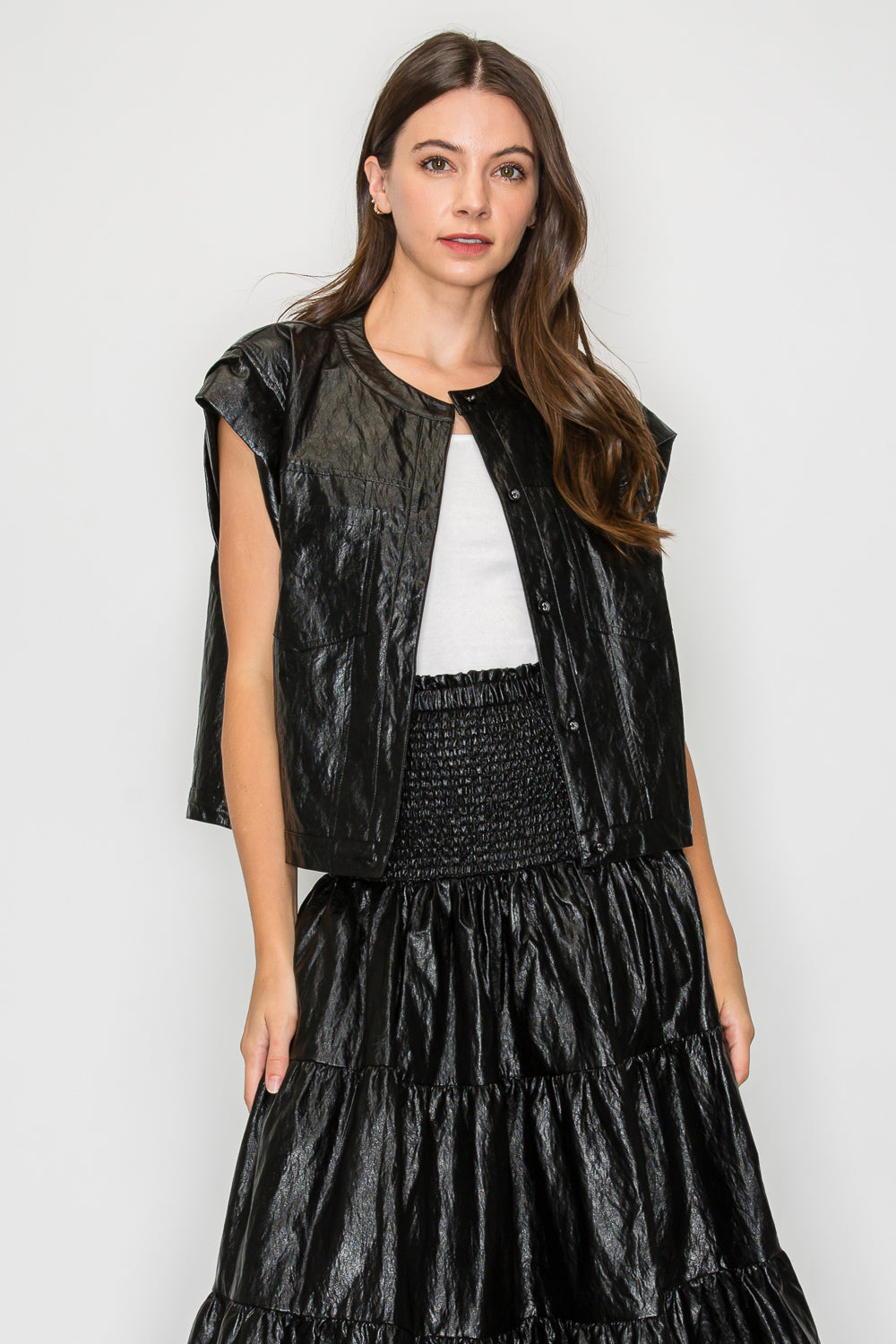 Jonnica Leather Vest