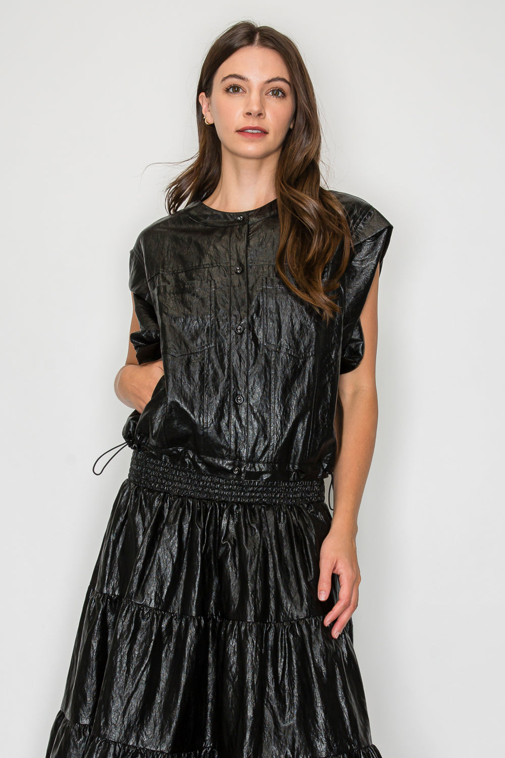 Jonnica Leather Vest