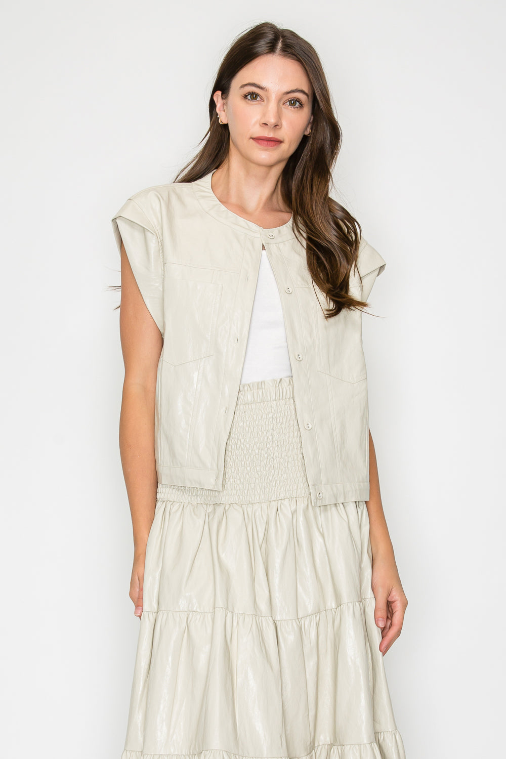 Jonnica Leather Vest