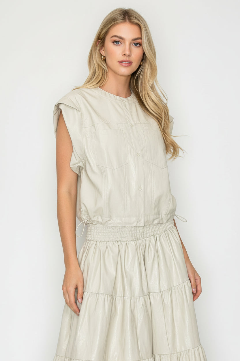 Jonnica Leather Vest