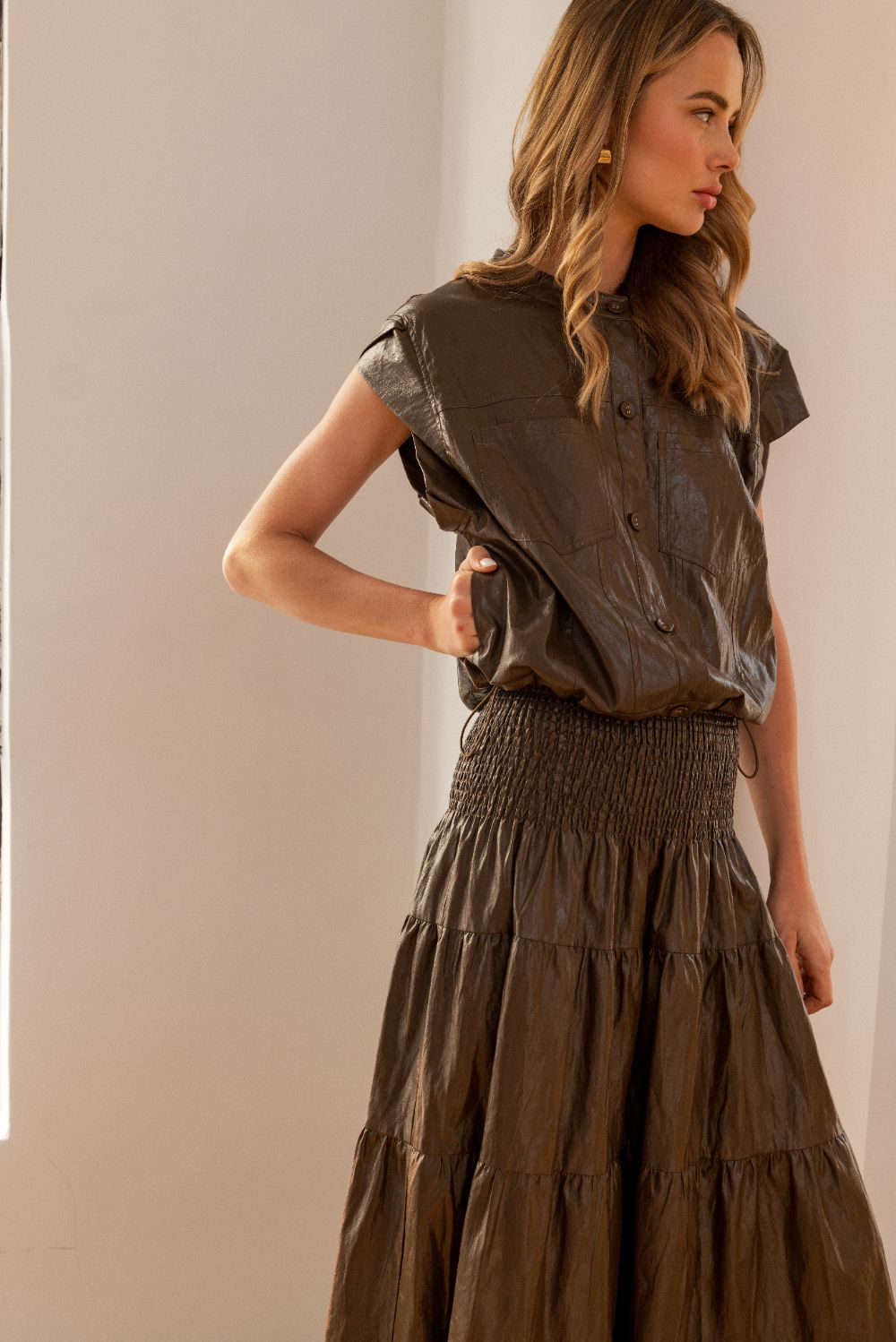 Jonnica Leather Vest