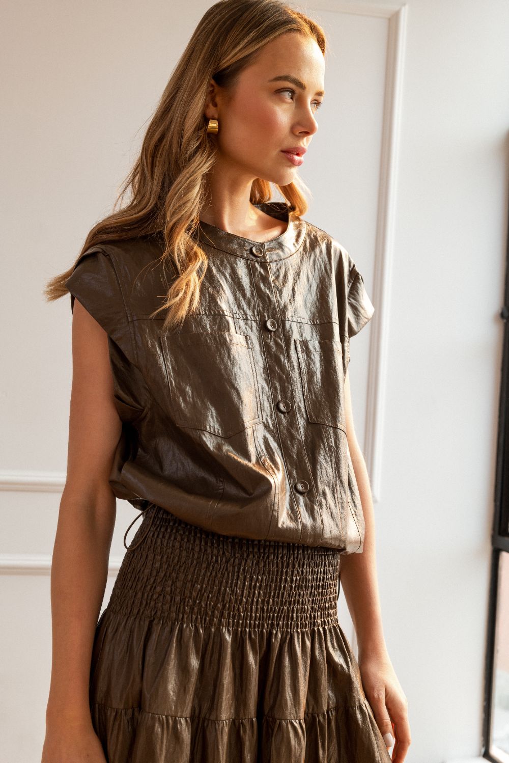 Jonnica Leather Vest