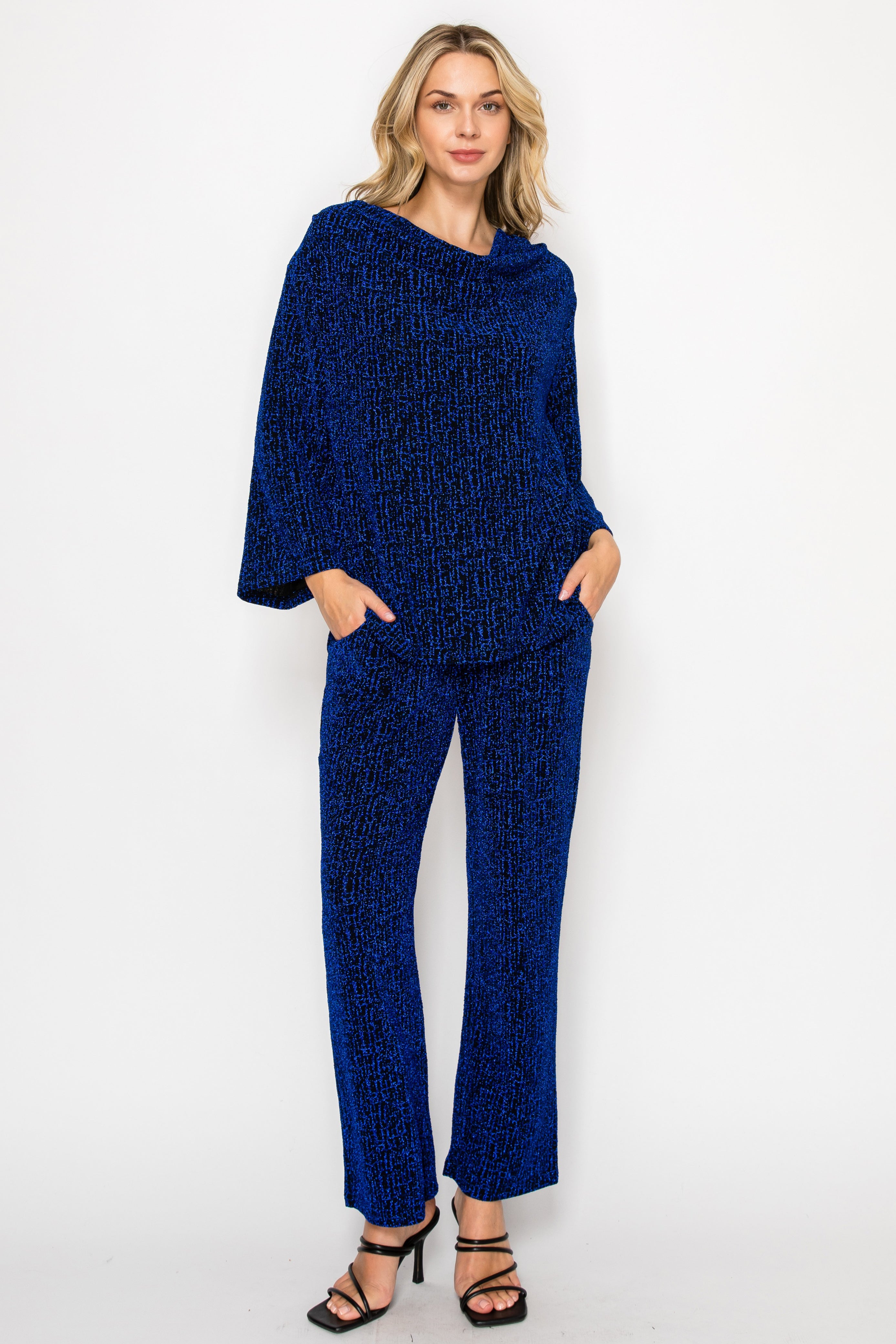 Karla Two Tone Knit Pant