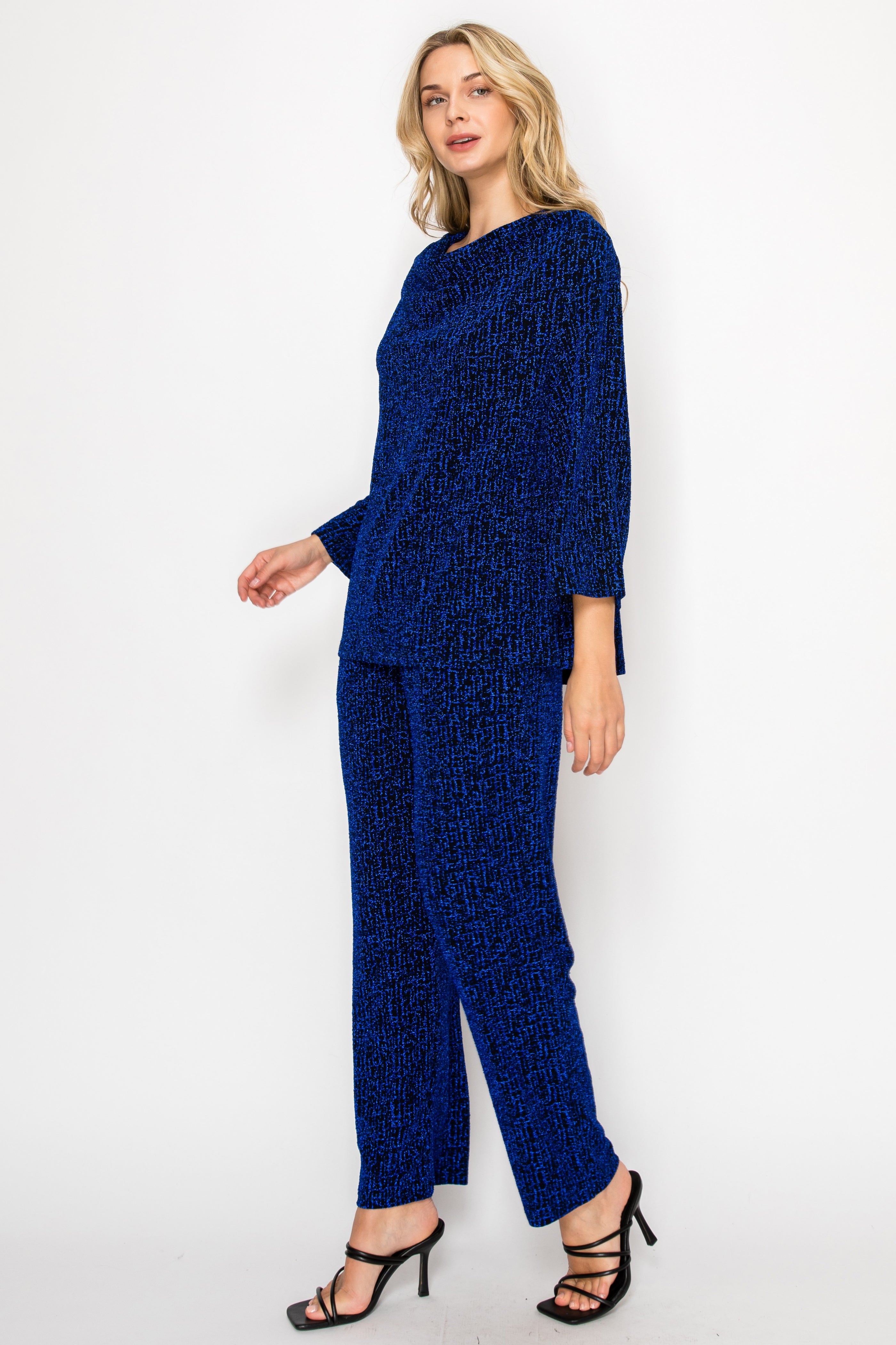 Karla Two Tone Knit Pant