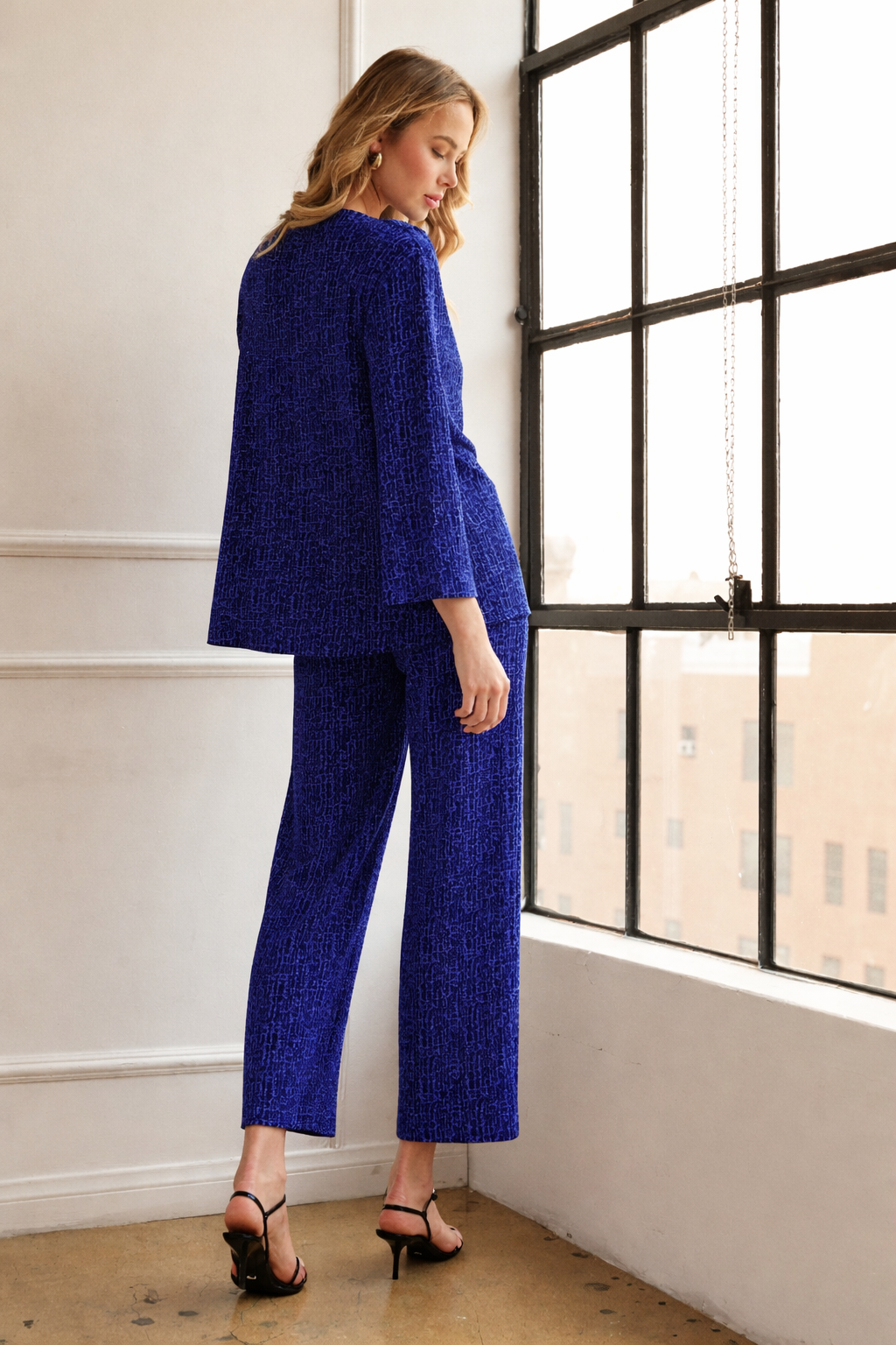 Karla Two Tone Knit Pant