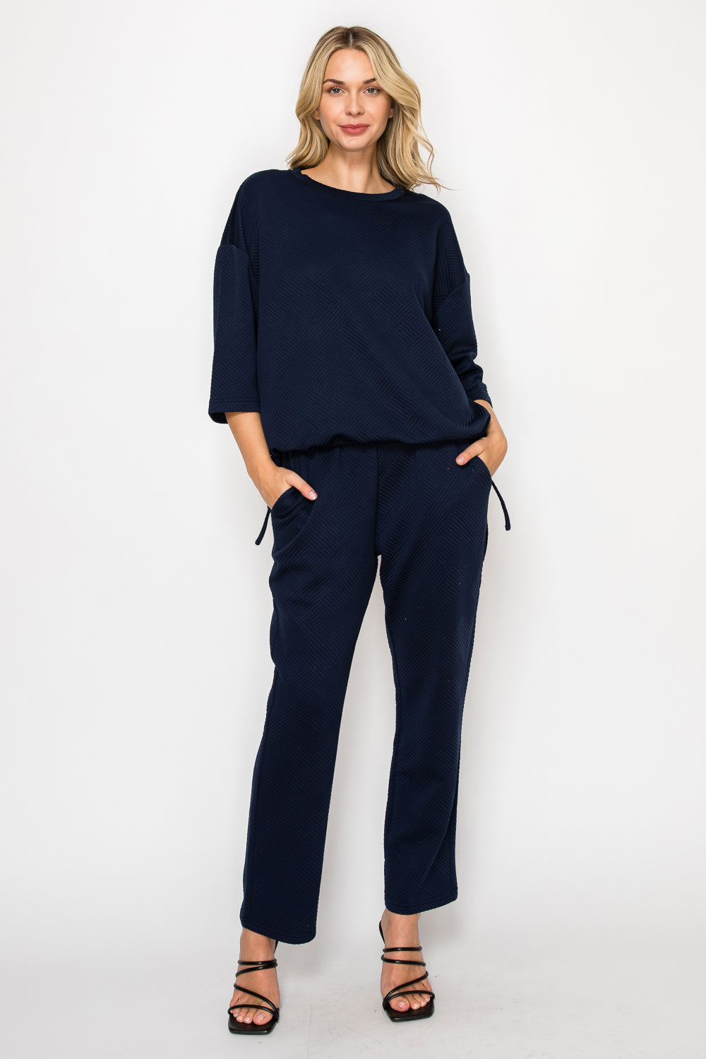 Khalani Textured Knit Pant