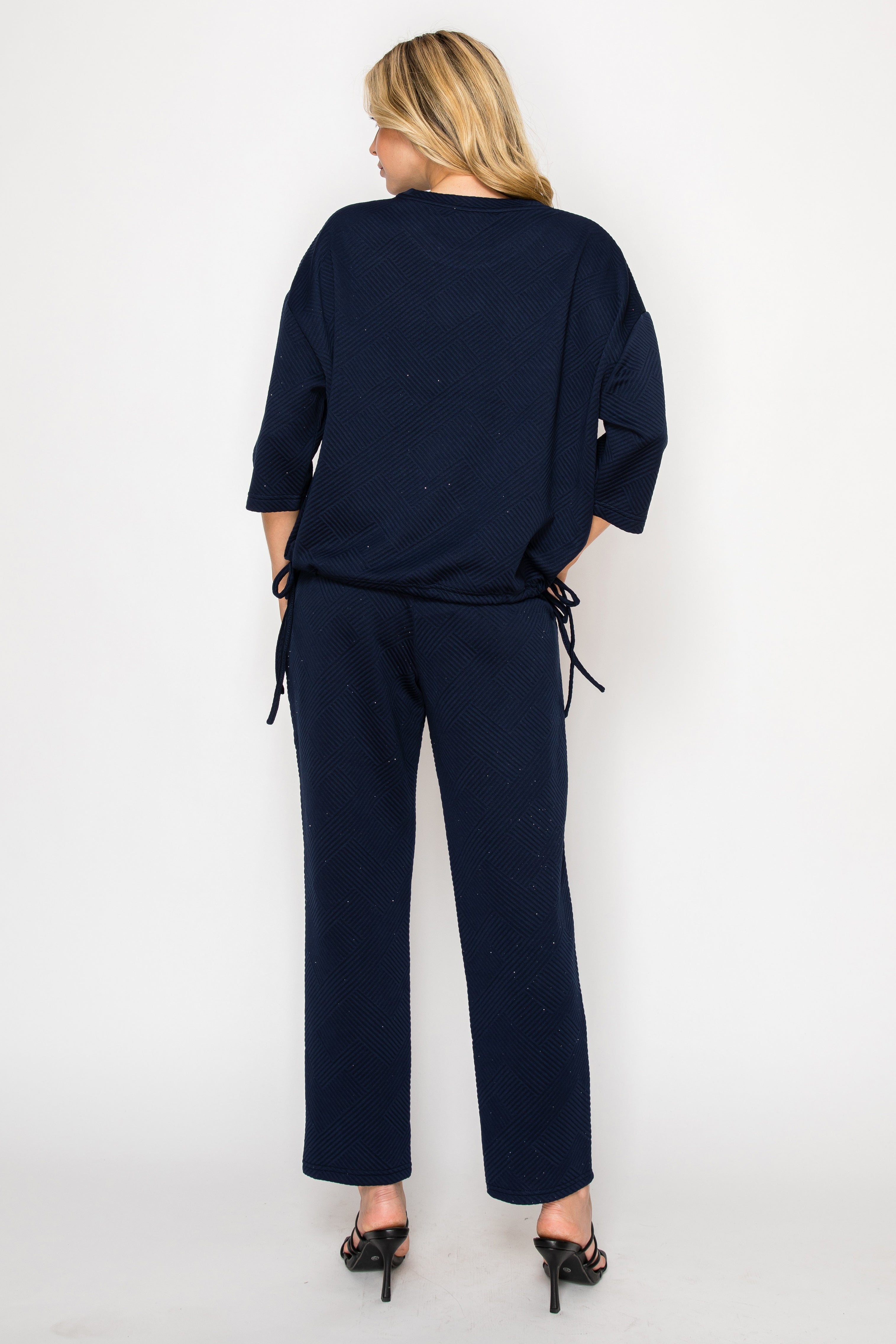 Khalani Textured Knit Pant