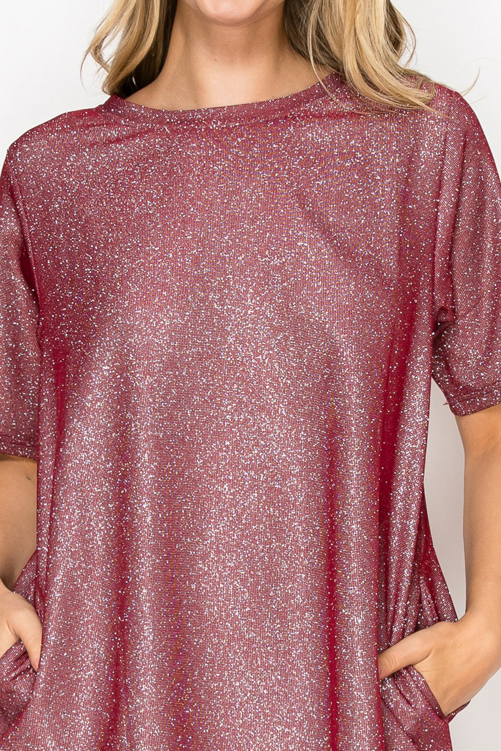 Keily Sparkling Glitter Knit Dress